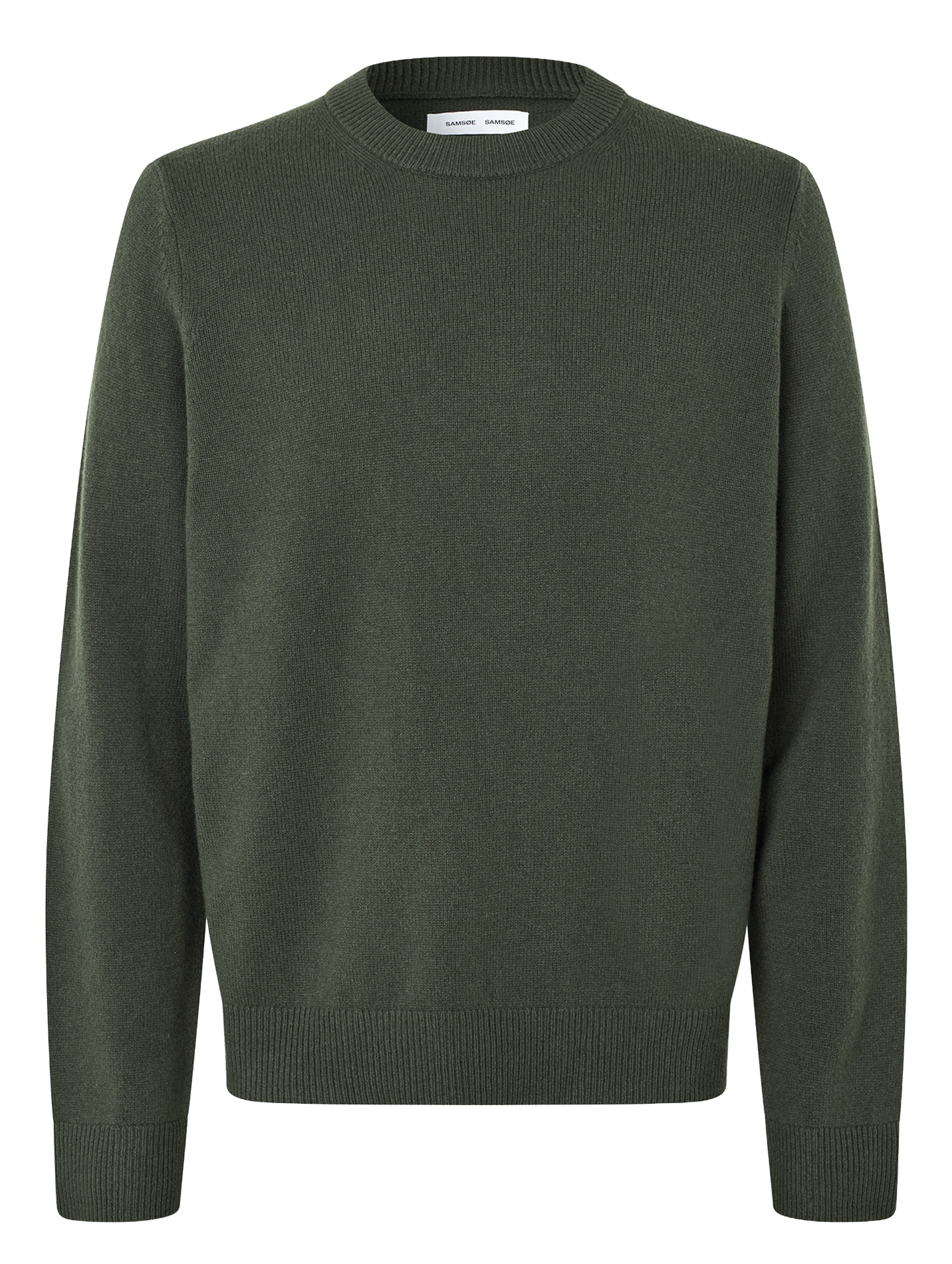 Jersey de lana merina SAMSOE SAMSOE Verde