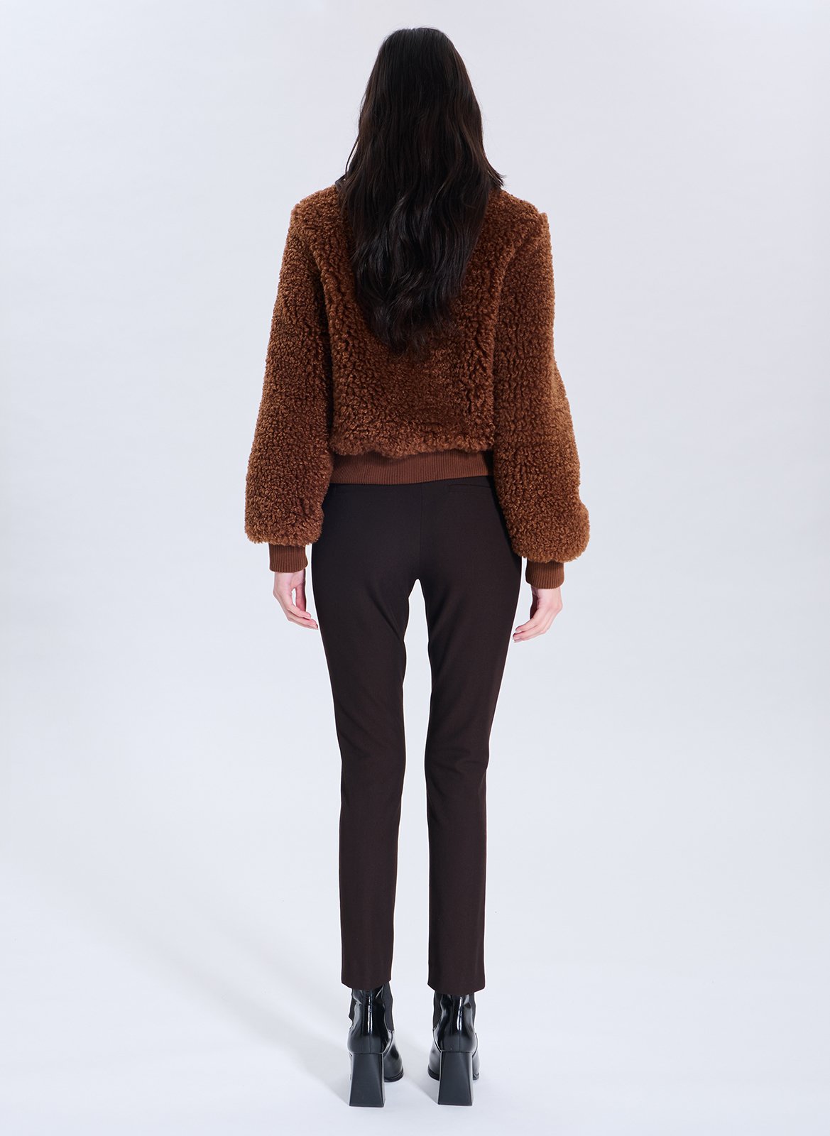 High-neck jacket ZAPA Brown