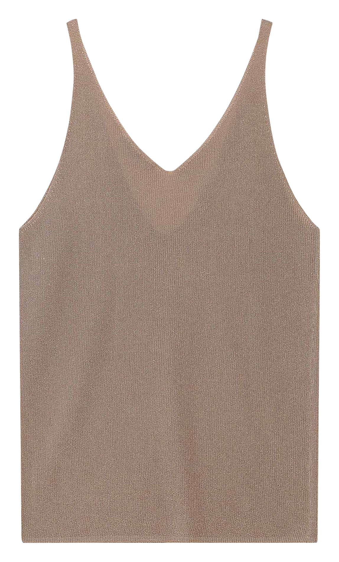 Sleeveless V-neck top GRACE ET MILA Golden