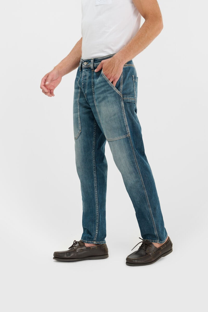 Loose jeans, wide loose fit, length 34 LE TEMPS DES CERISES Blue