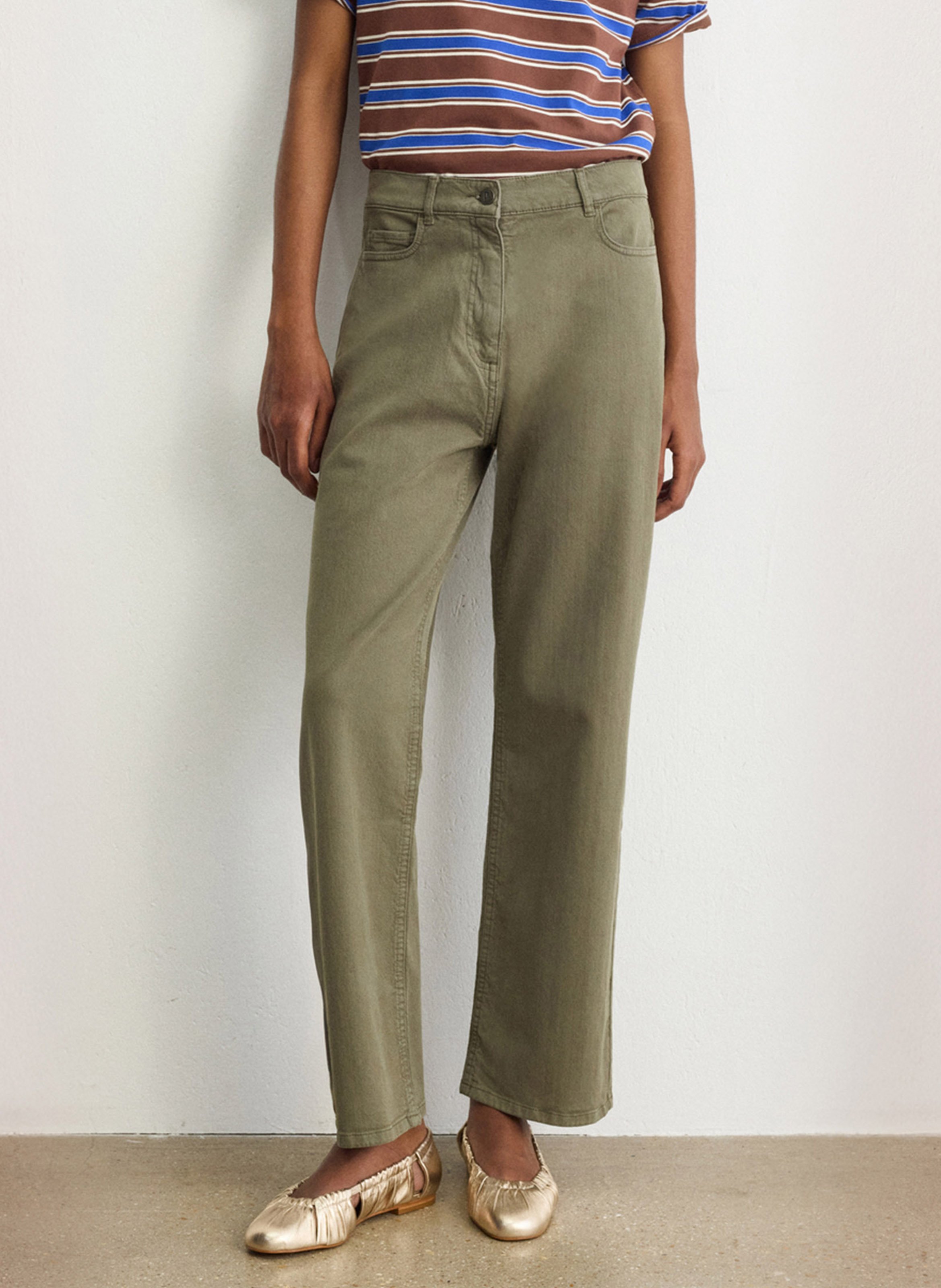 Bundfaltenhose PABLO Khaki