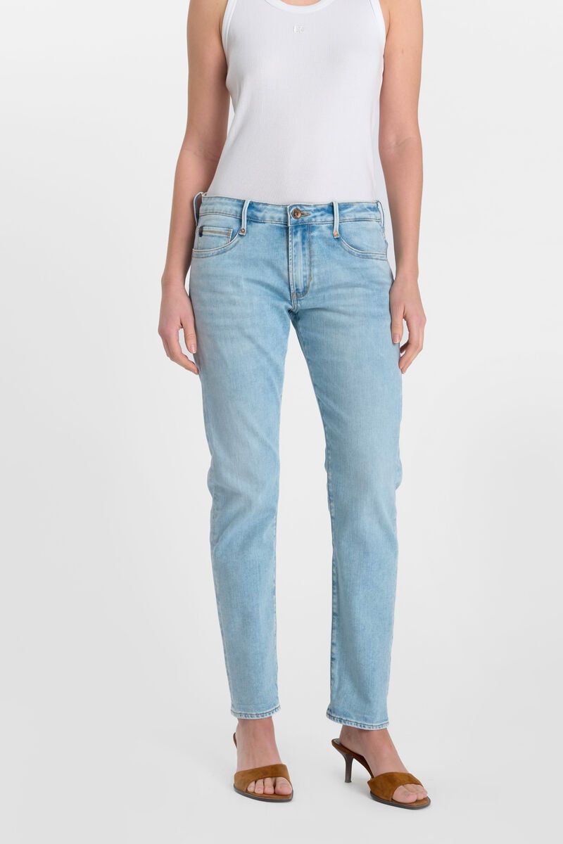 Loose, oversized 7/8 length jeans LE TEMPS DES CERISES Blue