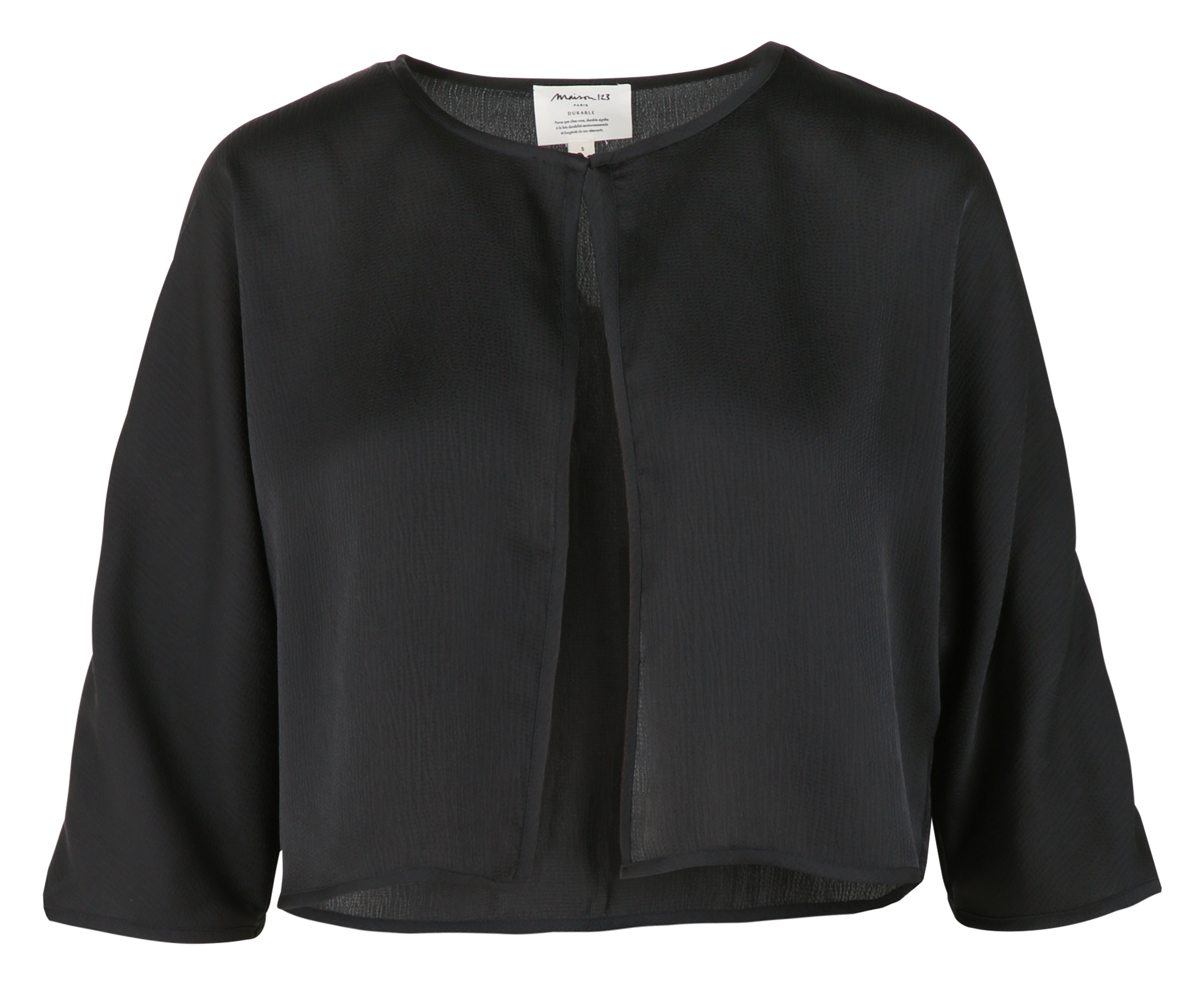 Kurzes Rundhals-Top MAISON 123