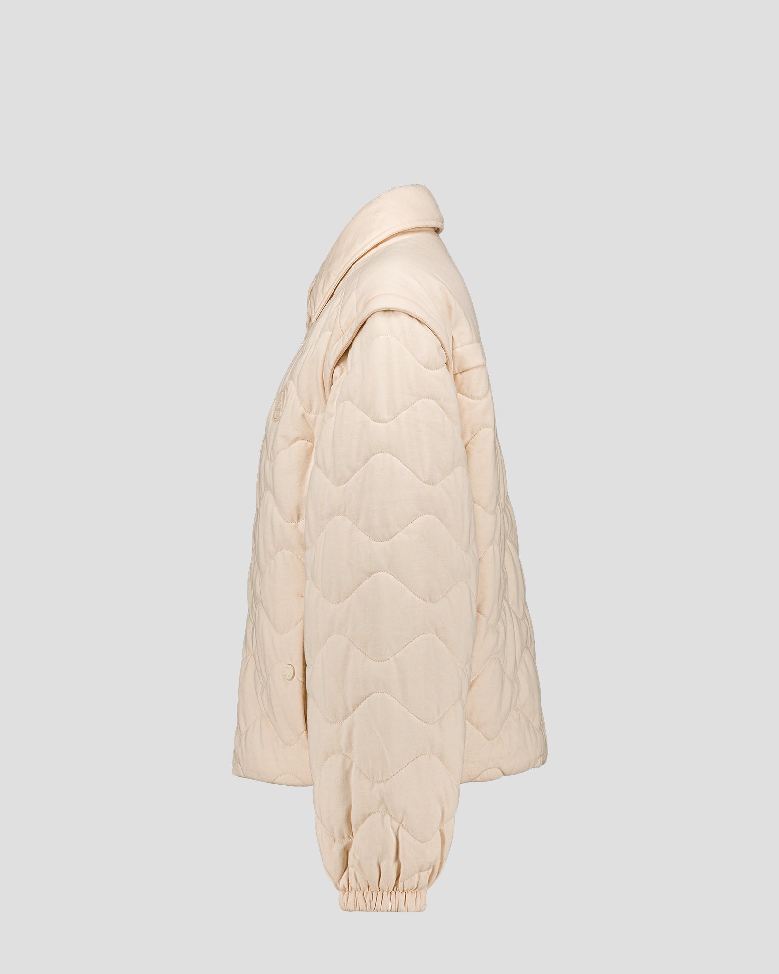 Sacha removable sleeve bomber jacket JOTT Brown