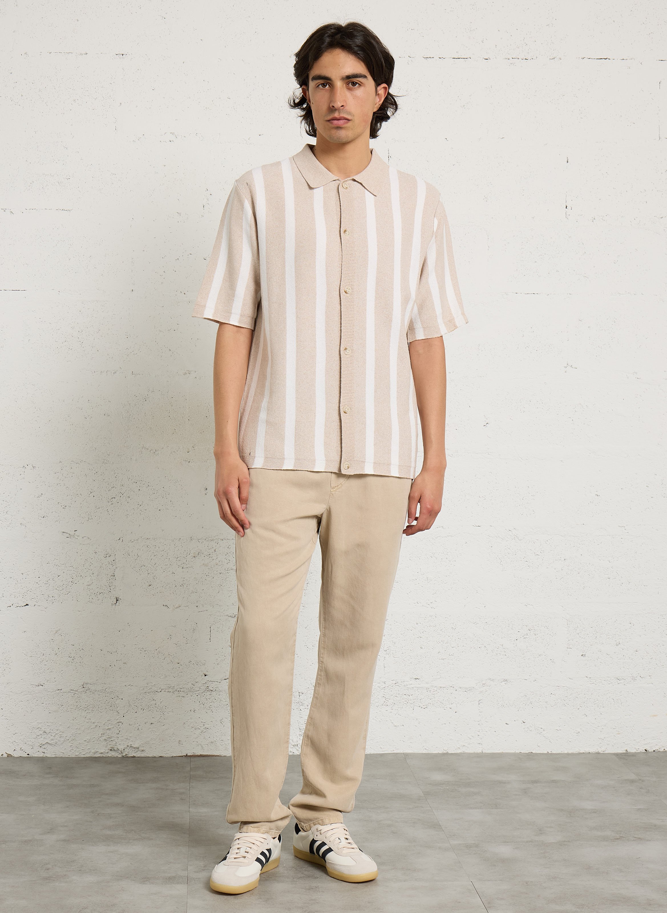 Bundfaltenhose IKKS Beige