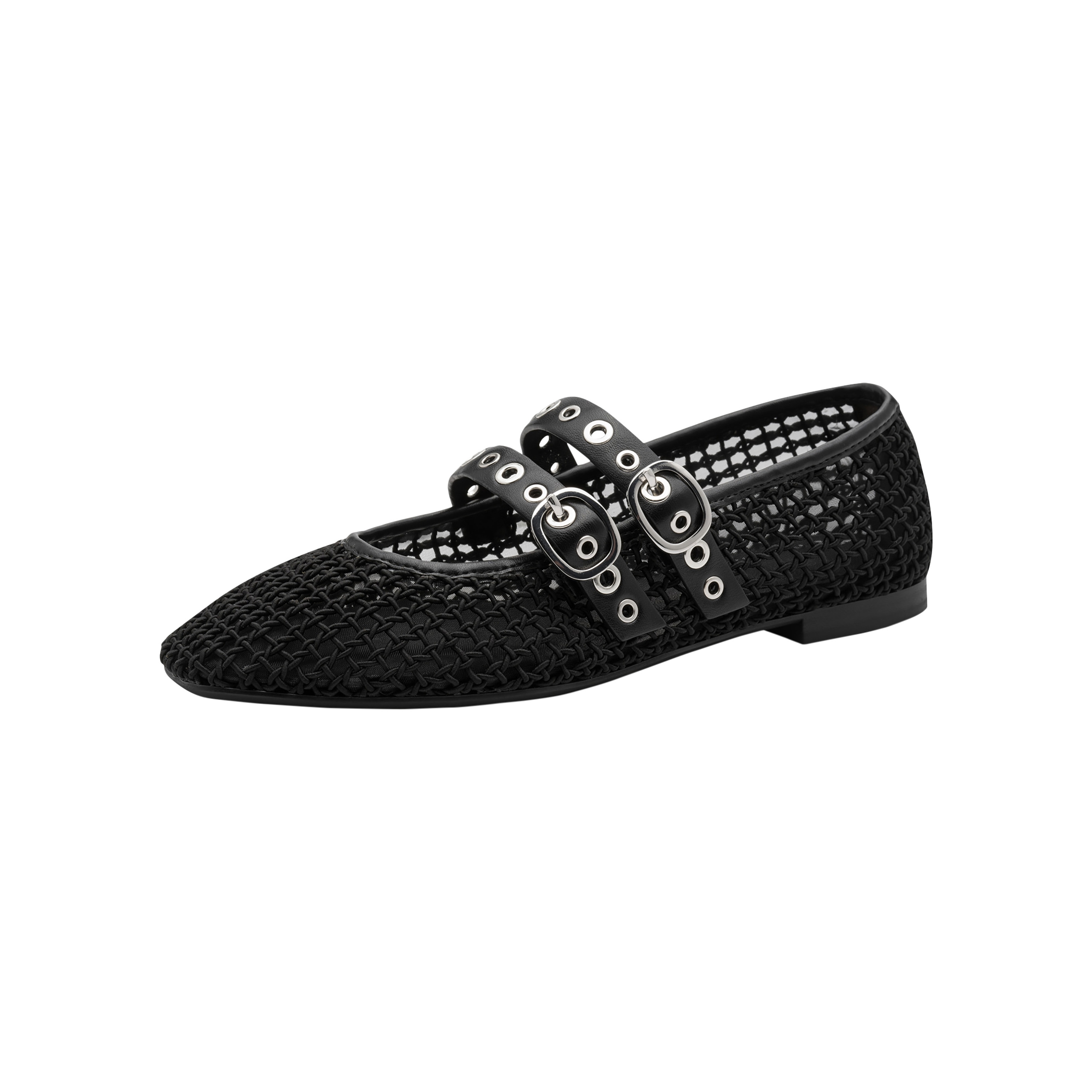 Slip-on ballet flats TAMARIS Black