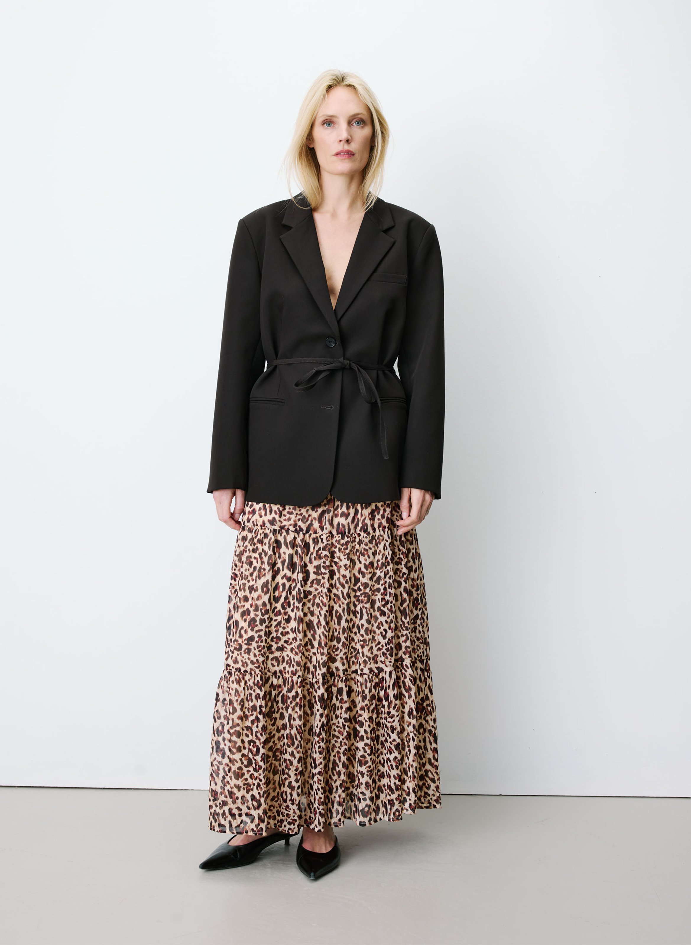Straight suit jacket GRACE ET MILA Brown