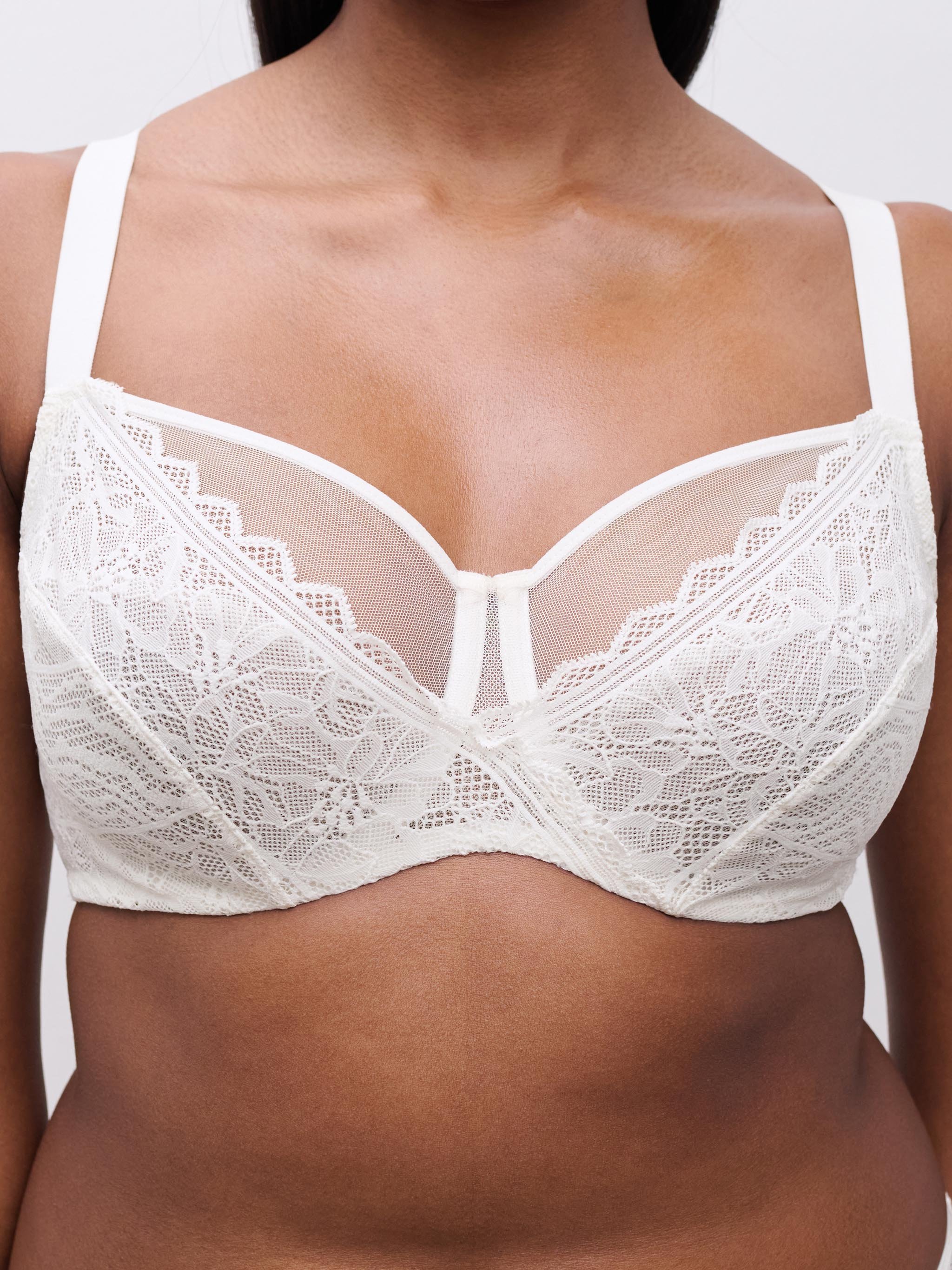 Full-cup bra CHANTELLE White