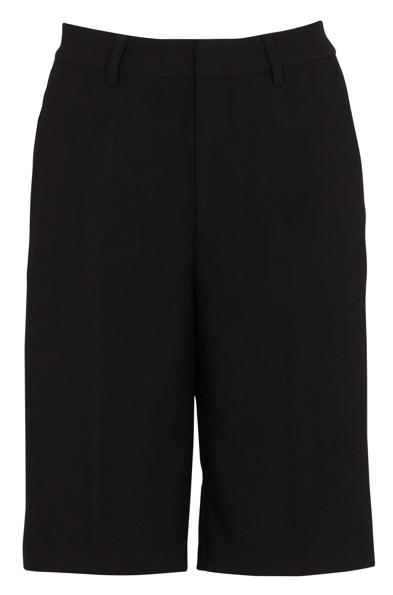 Straight Bermuda Shorts Regular Waist MKT Black