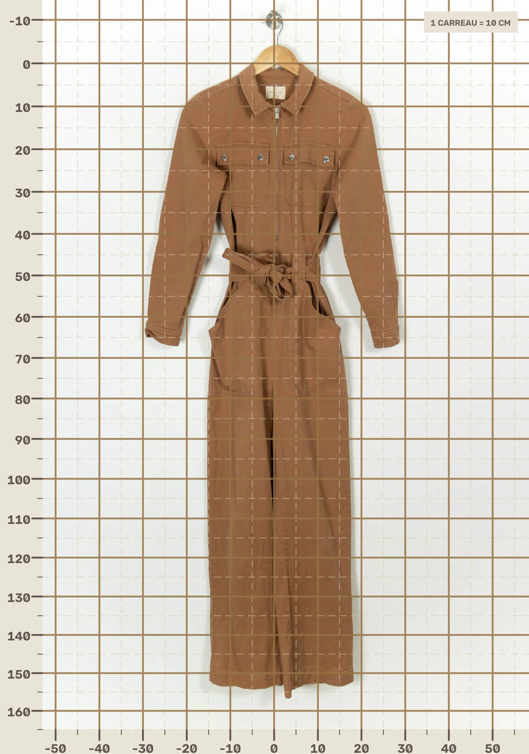 Combinaison SEZANE - Seconde main Marron