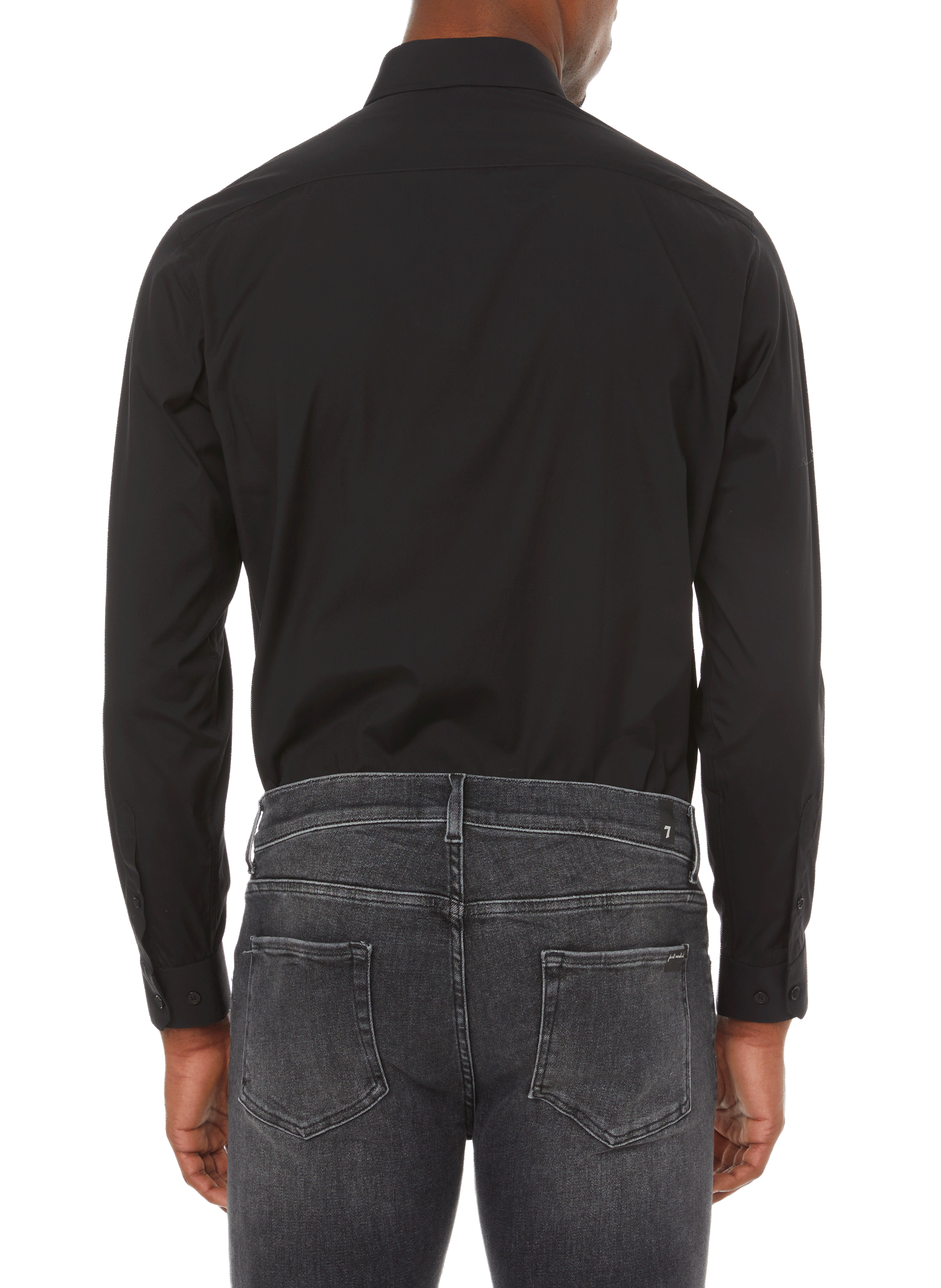 Krave-D cotton shirt AU PRINTEMPS PARIS Black