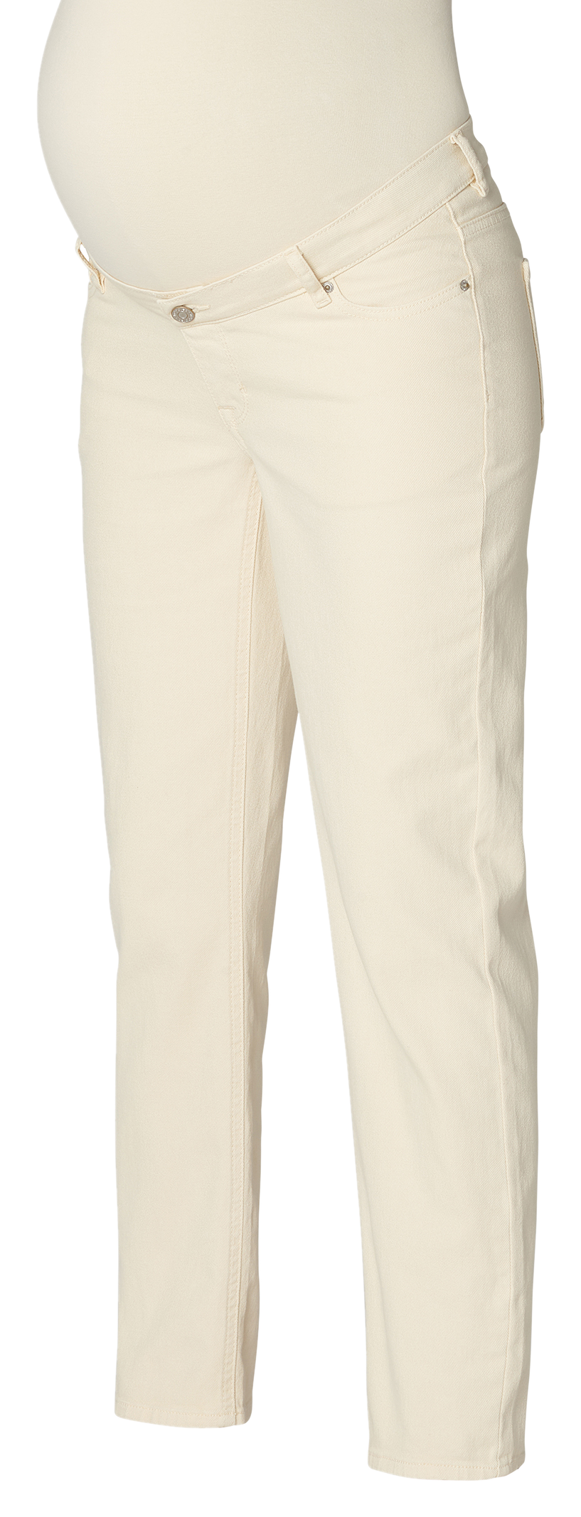 Straight-leg cotton-blend  jeans NOPPIES White