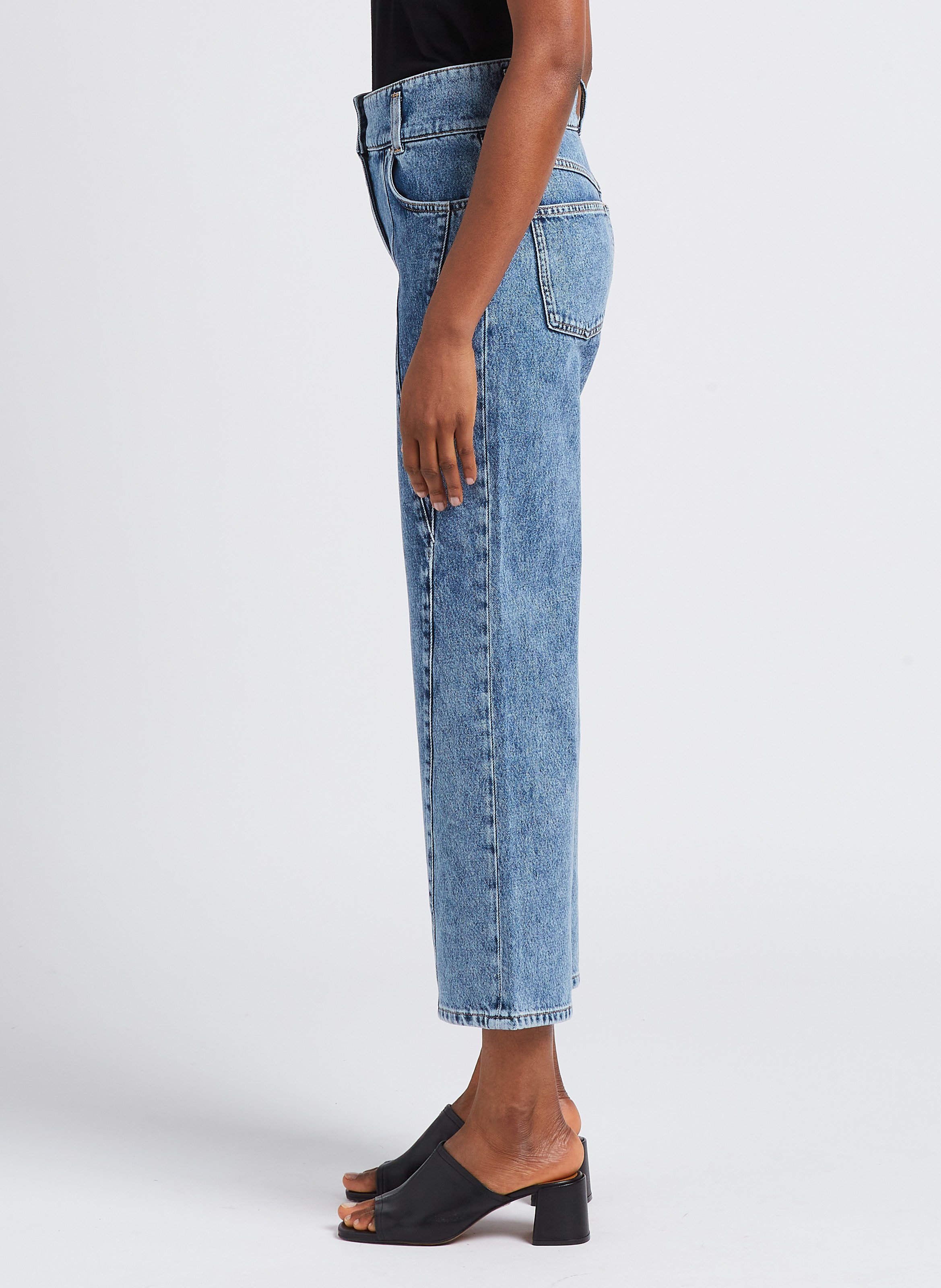 Faded straight-leg jeans IRO Blue