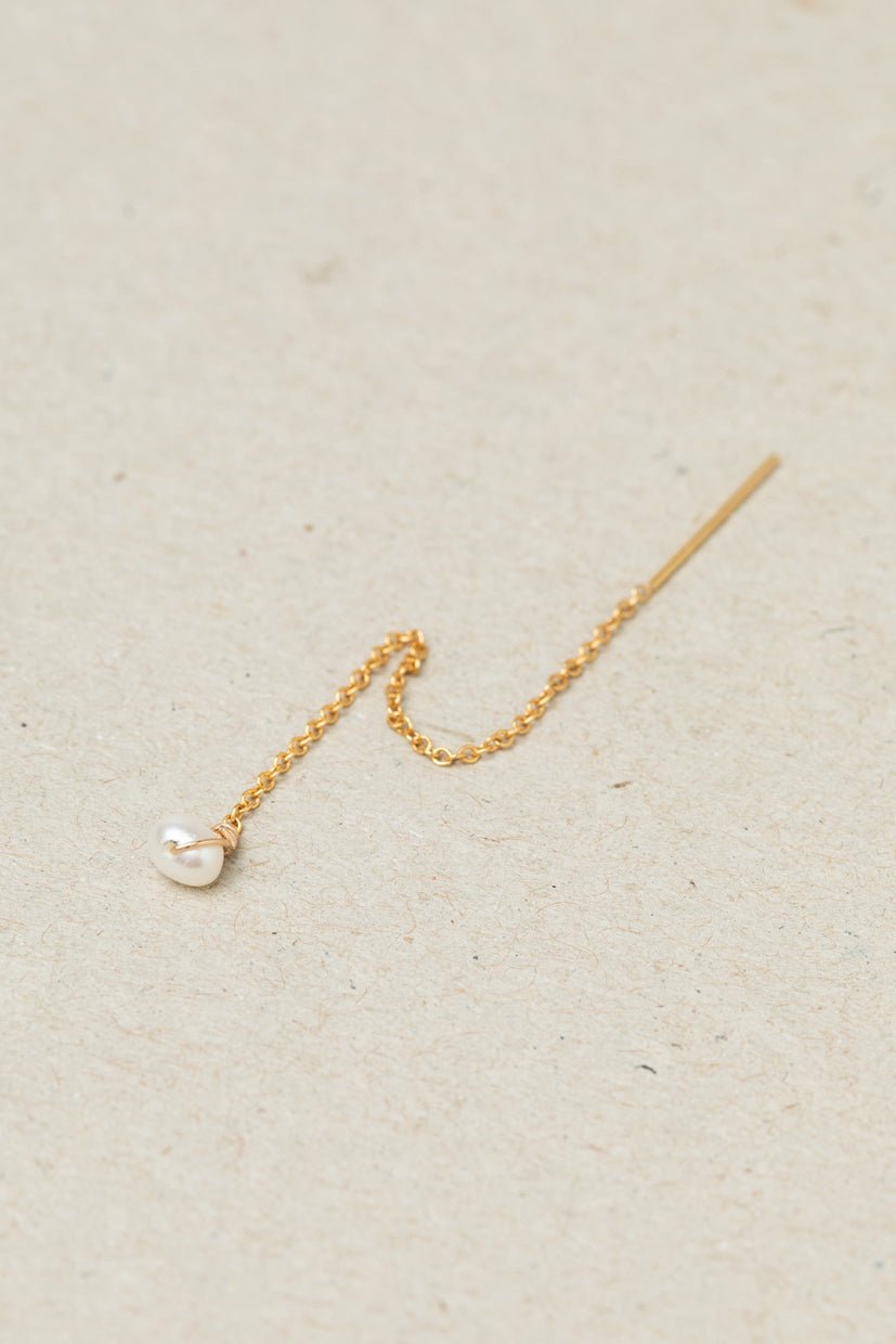 Multi-position ear jewel YAY White