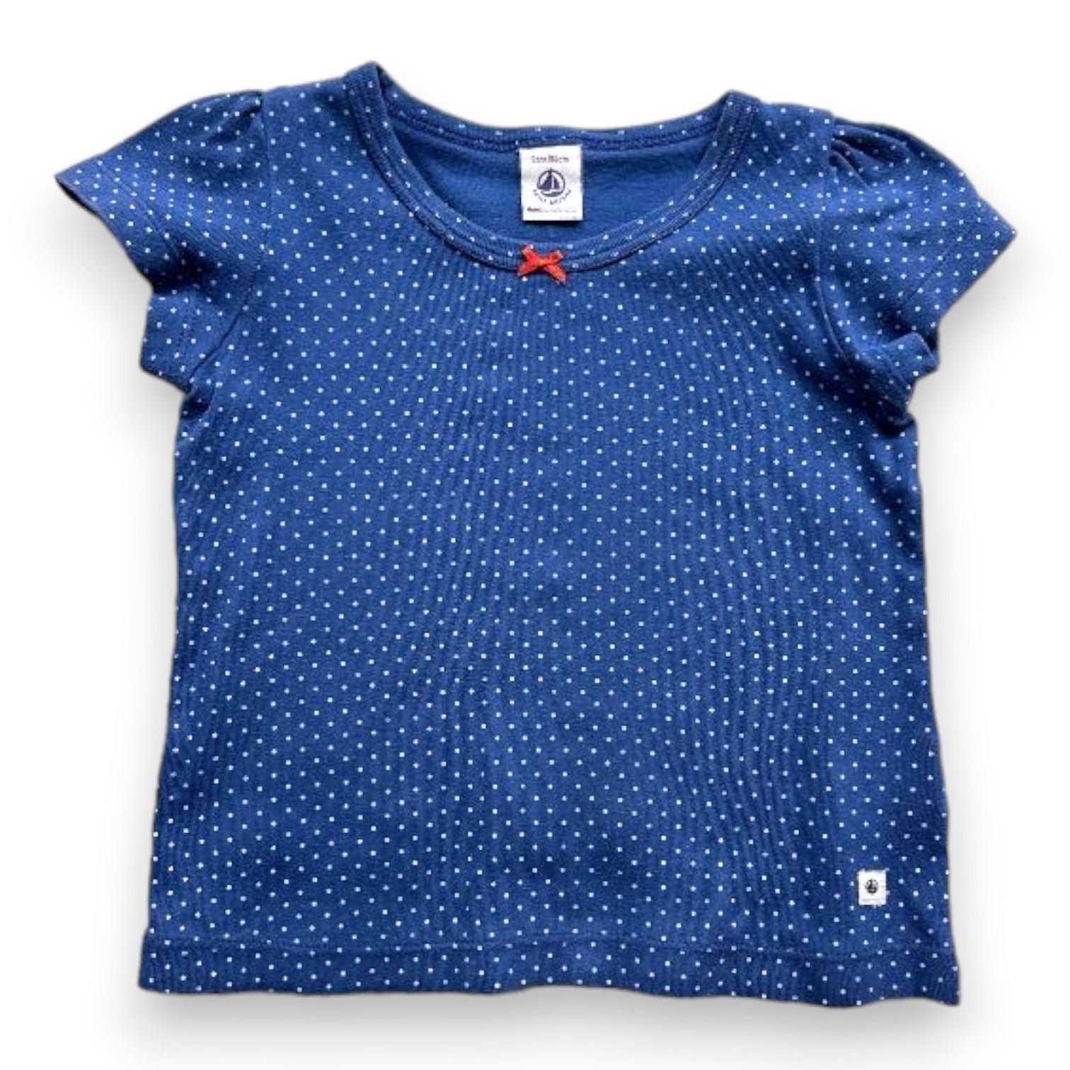 Blue baby t-shirt - 24 months PETIT BATEAU - Seconde Main Blue
