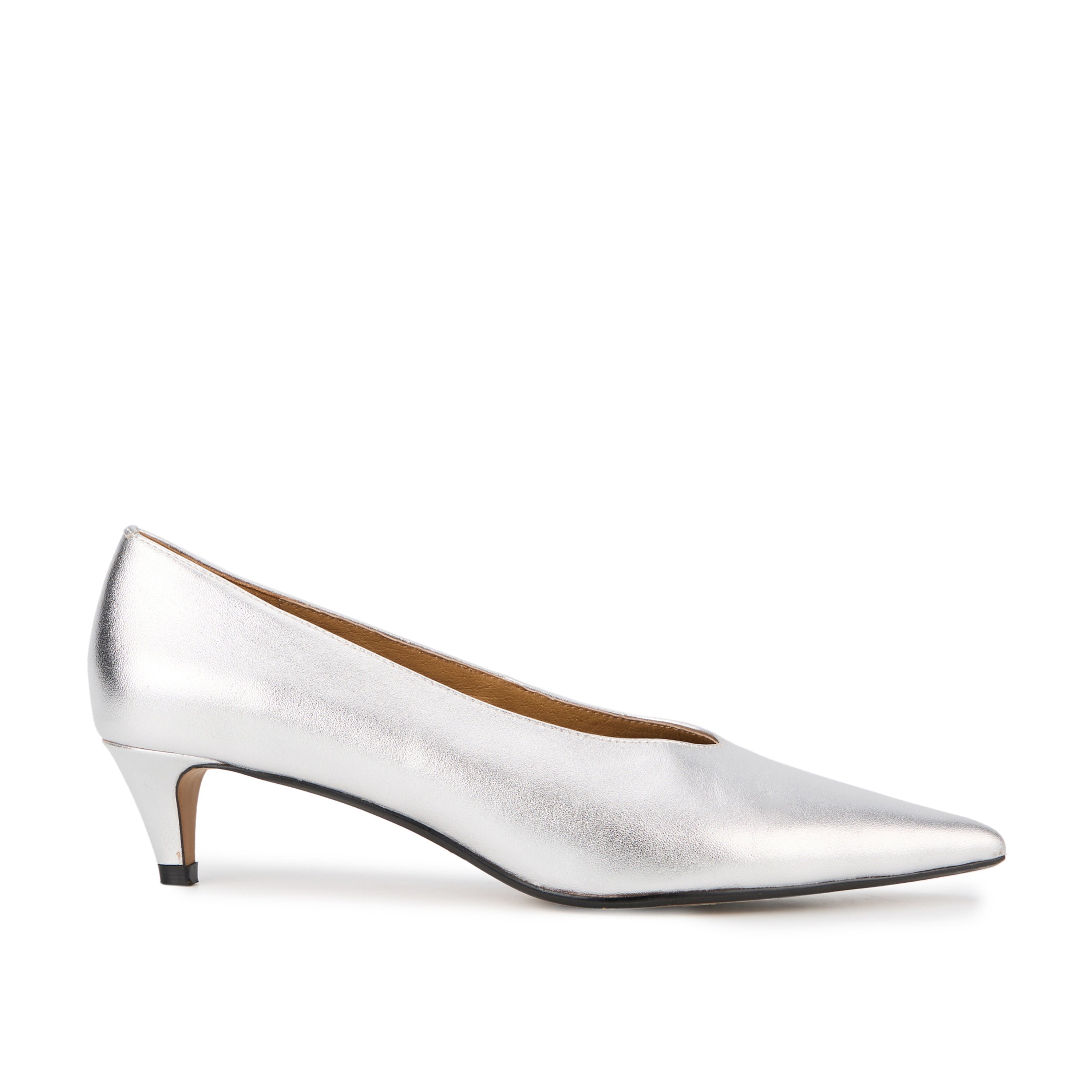 Beyou suede high heels  BONS BAISERS PARIS Silver