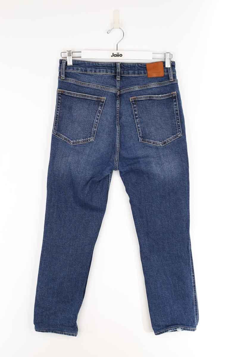 Cotton straight jeans ANINE BING - Seconde Main Blue