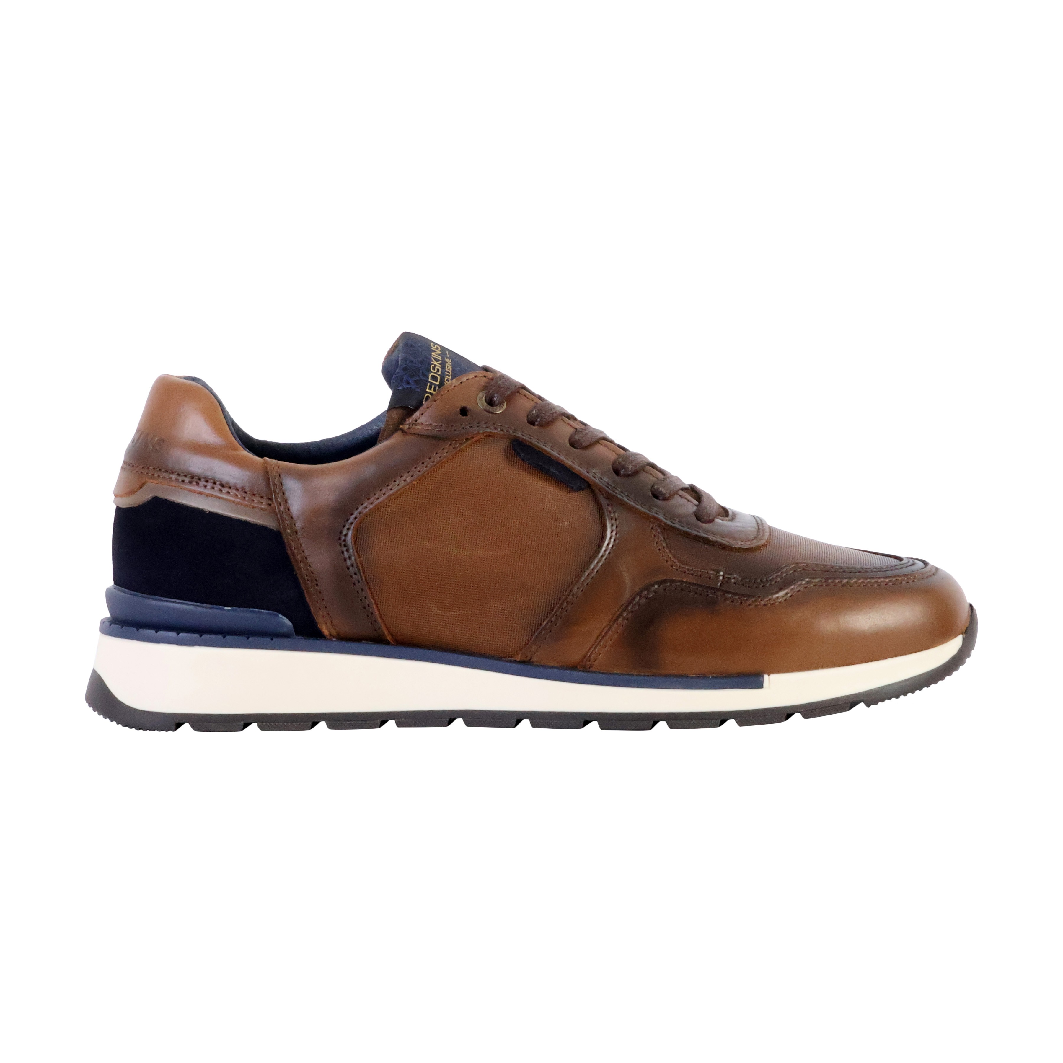 Nobel leather sneakers REDSKINS Brown