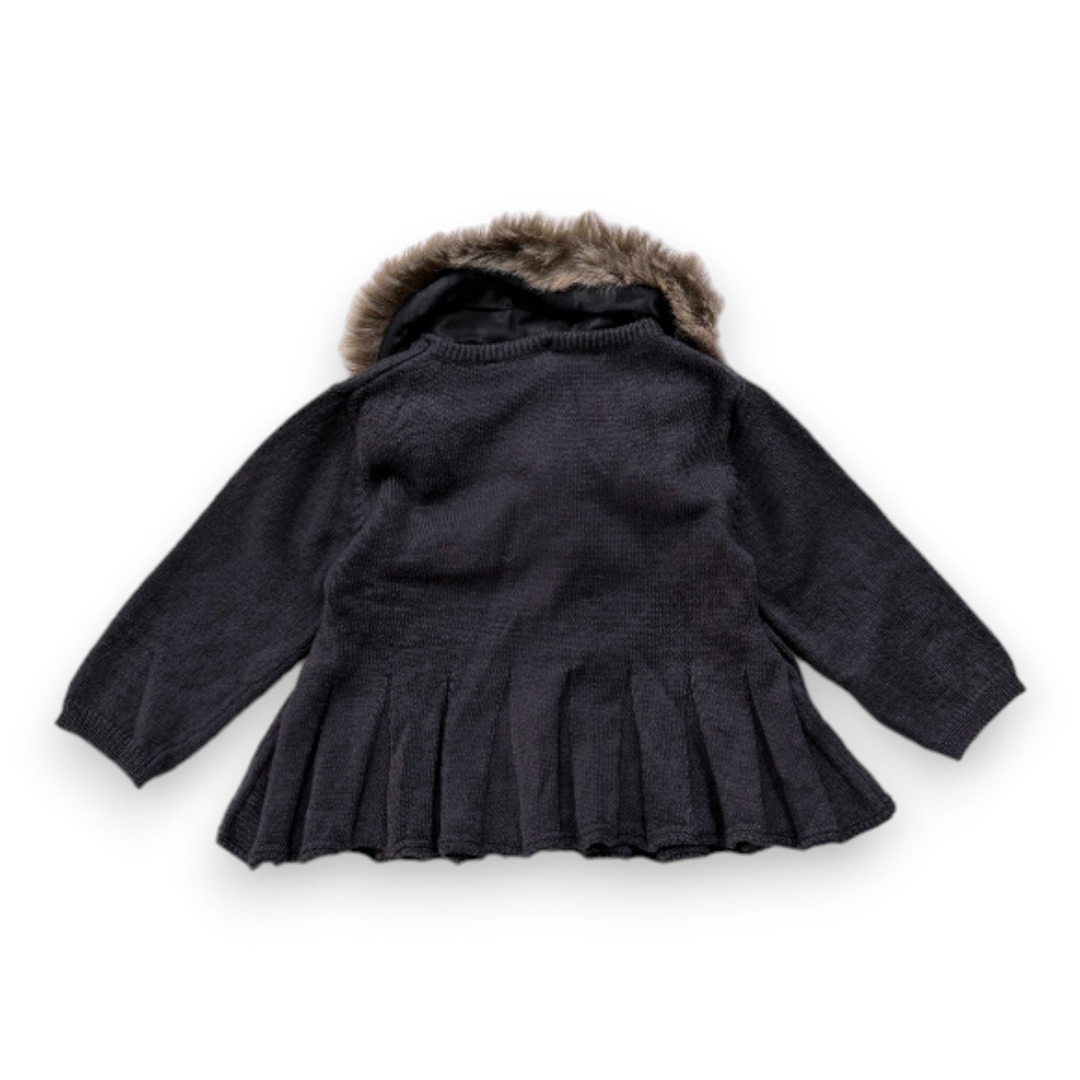 Grey Baby Cardigan - 3 months TARTINE ET CHOCOLAT - seconde-main Grey