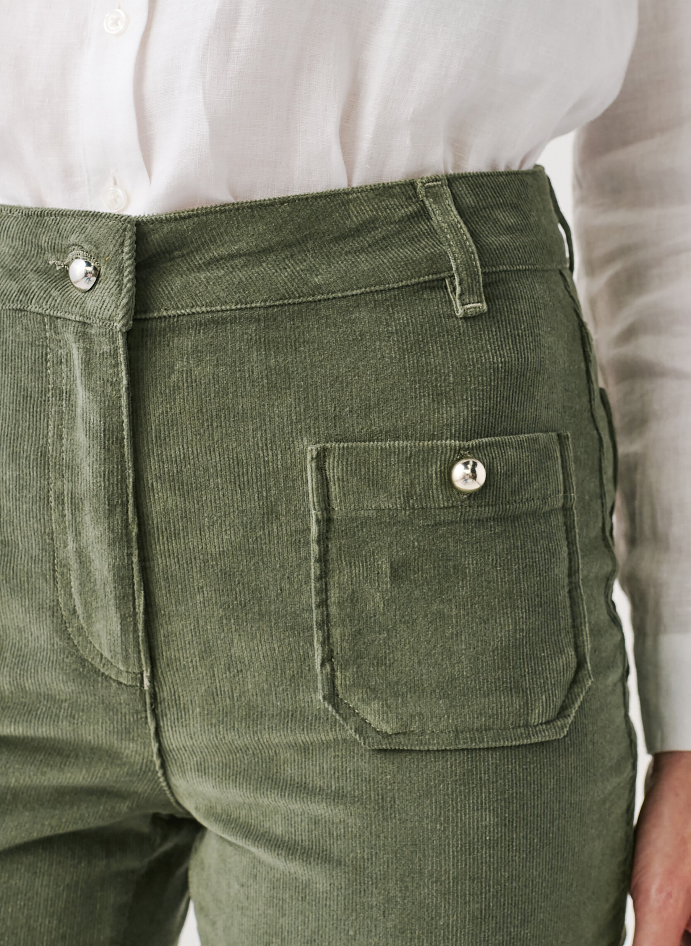 Pantalon flare CAROLL Vert