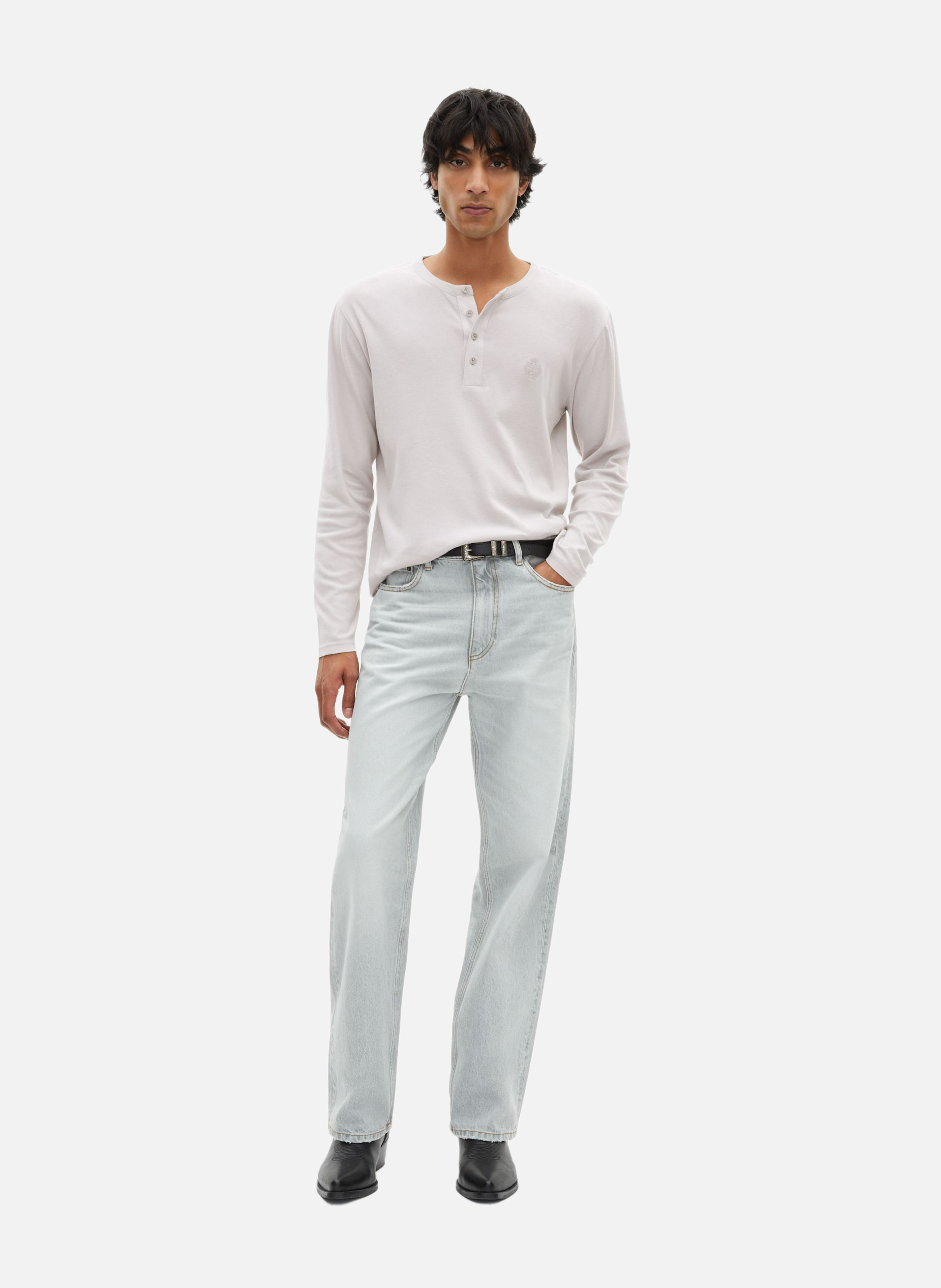 T-shirt manches longues THE KOOPLES Gris