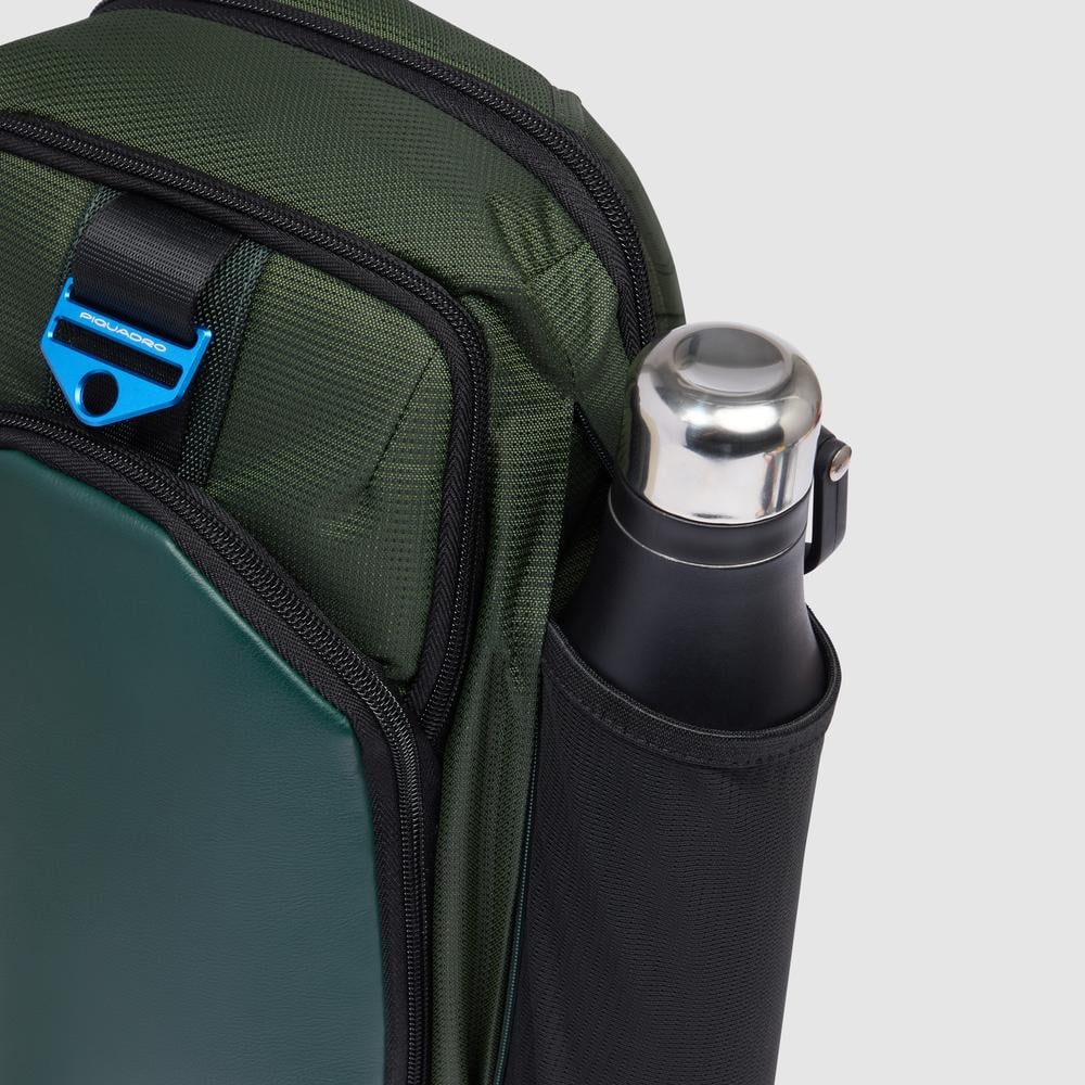 Crossbody bag for iPad® mini PIQUADRO Green