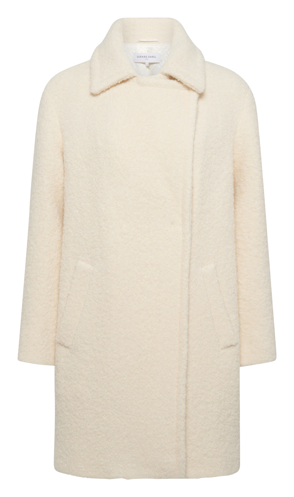 Jas van alpacawol GERARD DAREL Beige