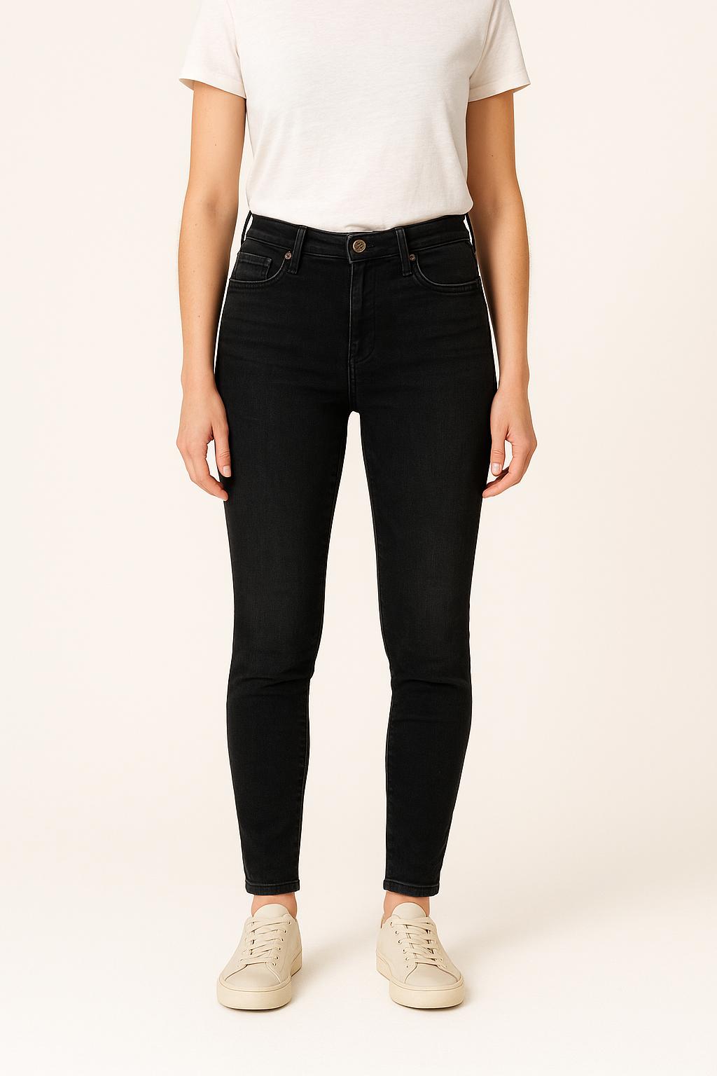 Cropped slim jeans with studs LEVI'S - Seconde main Black