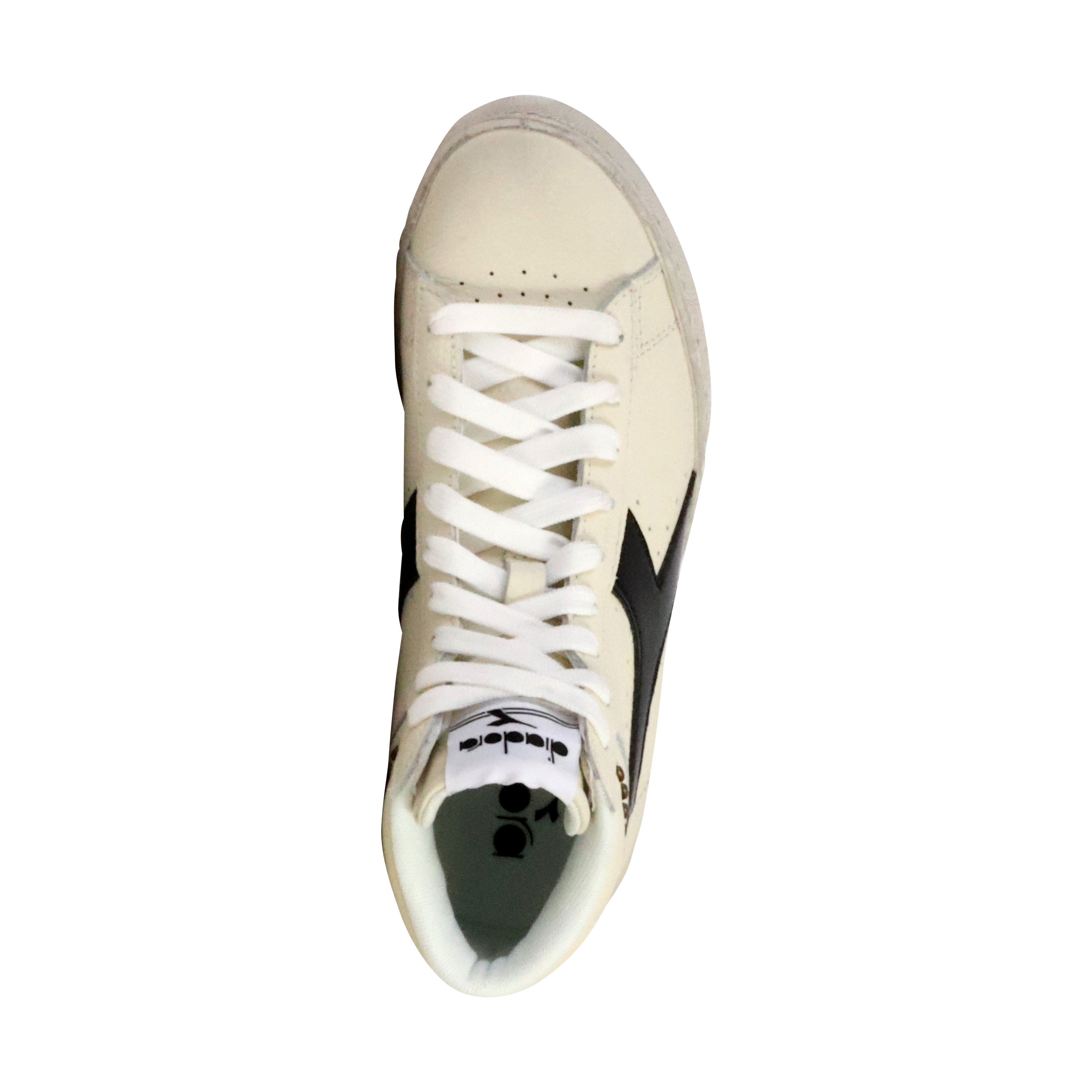 High-top leather sneakers  game l high waxed metal wn DIADORA White