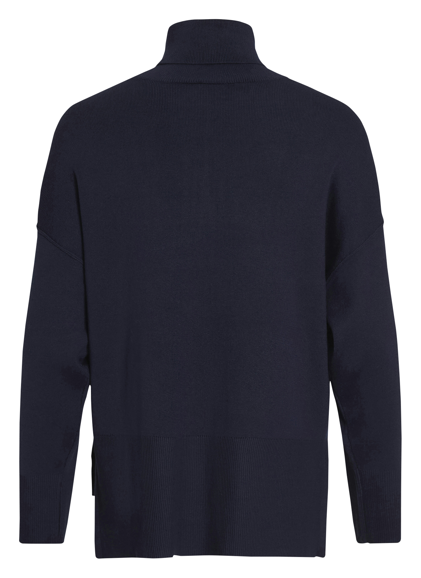 Pull col roulé ample uni VILA Bleu