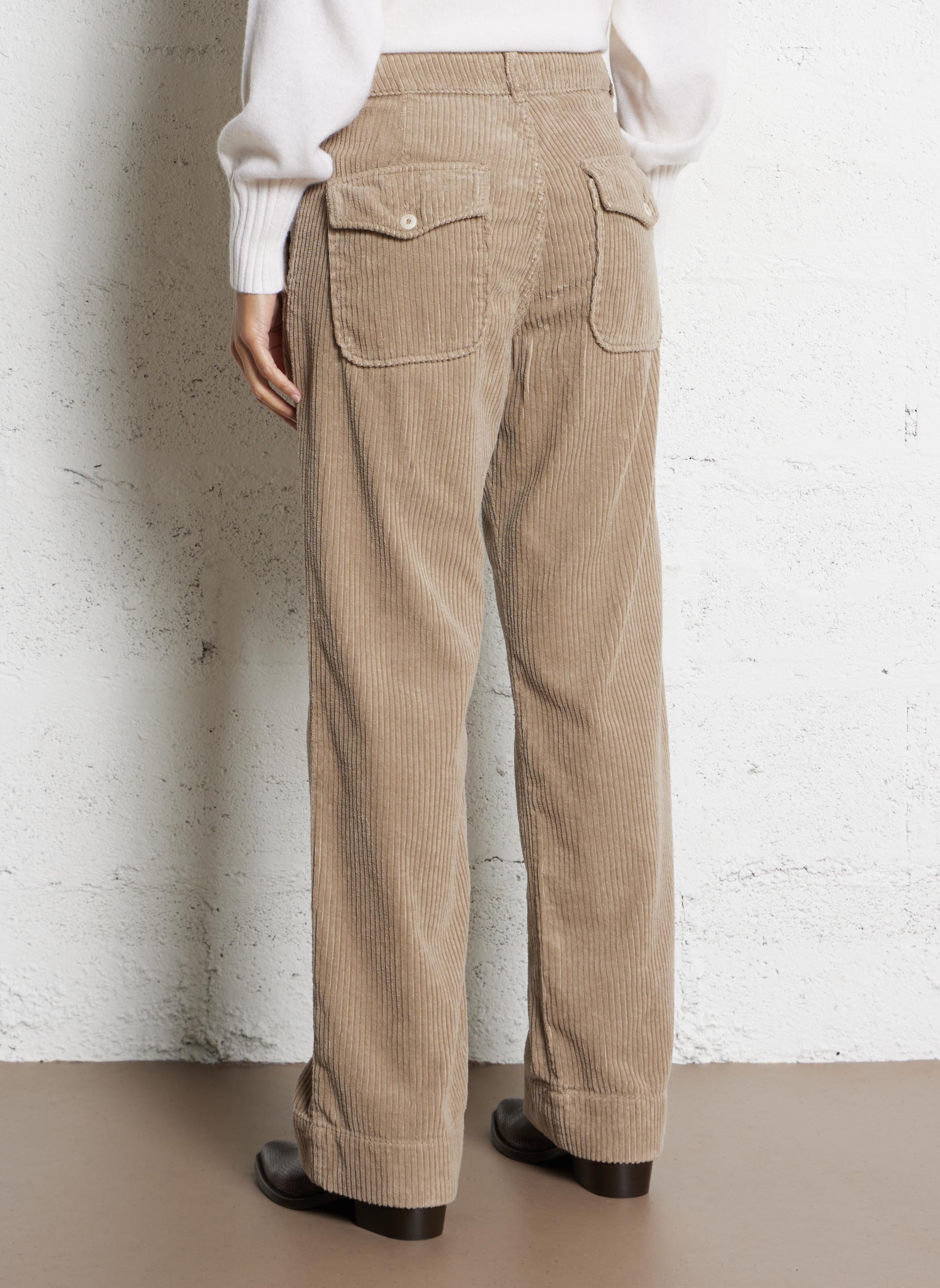 Bobhoedje - katoenblend ACQUAVERDE Beige