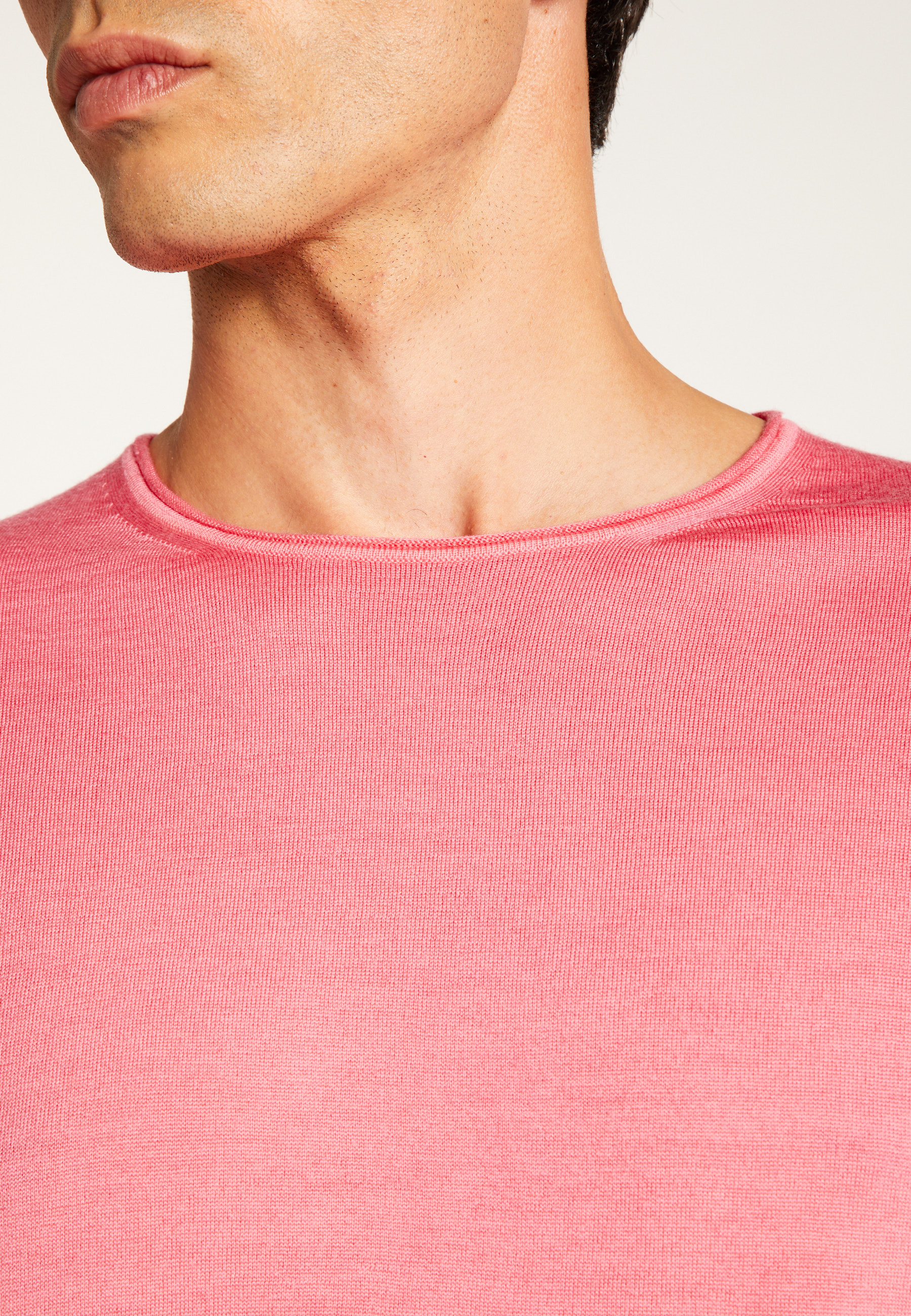 Merino wool sweater MAISON MONTAGUT Pink