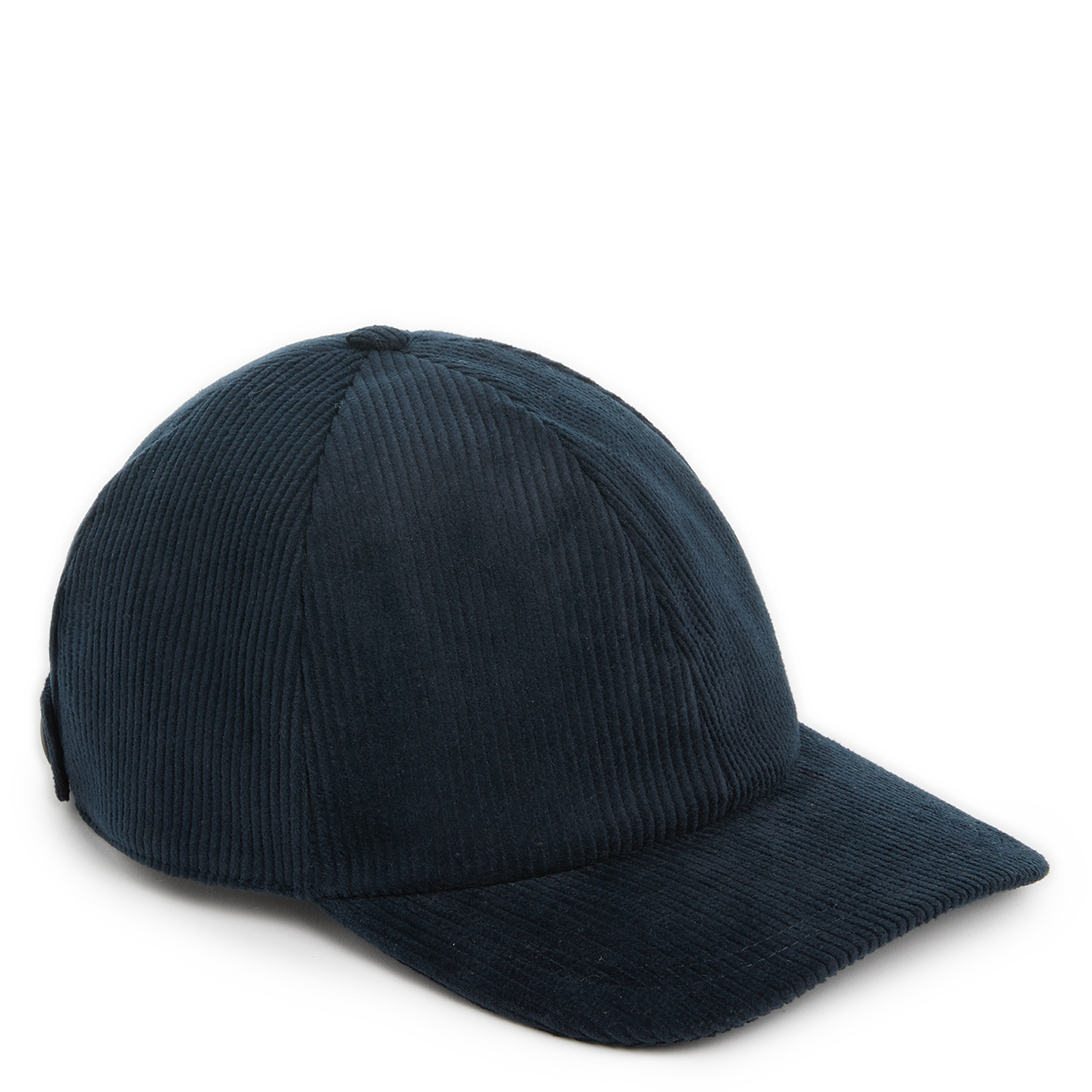 Casquette unie en velours côtelé SAISON 1865 Bleu