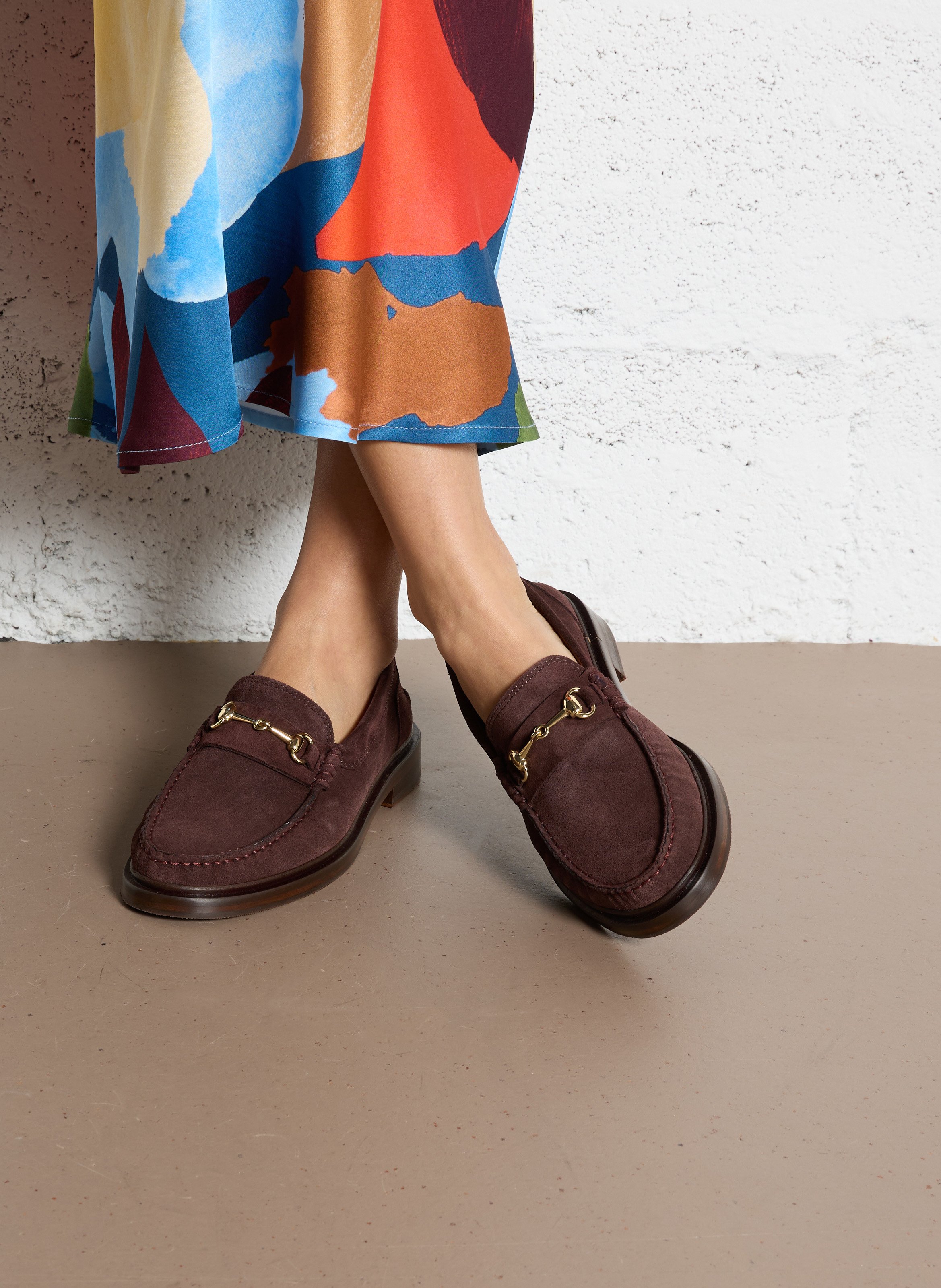 Mocassins en cuir BOBBIES Marron