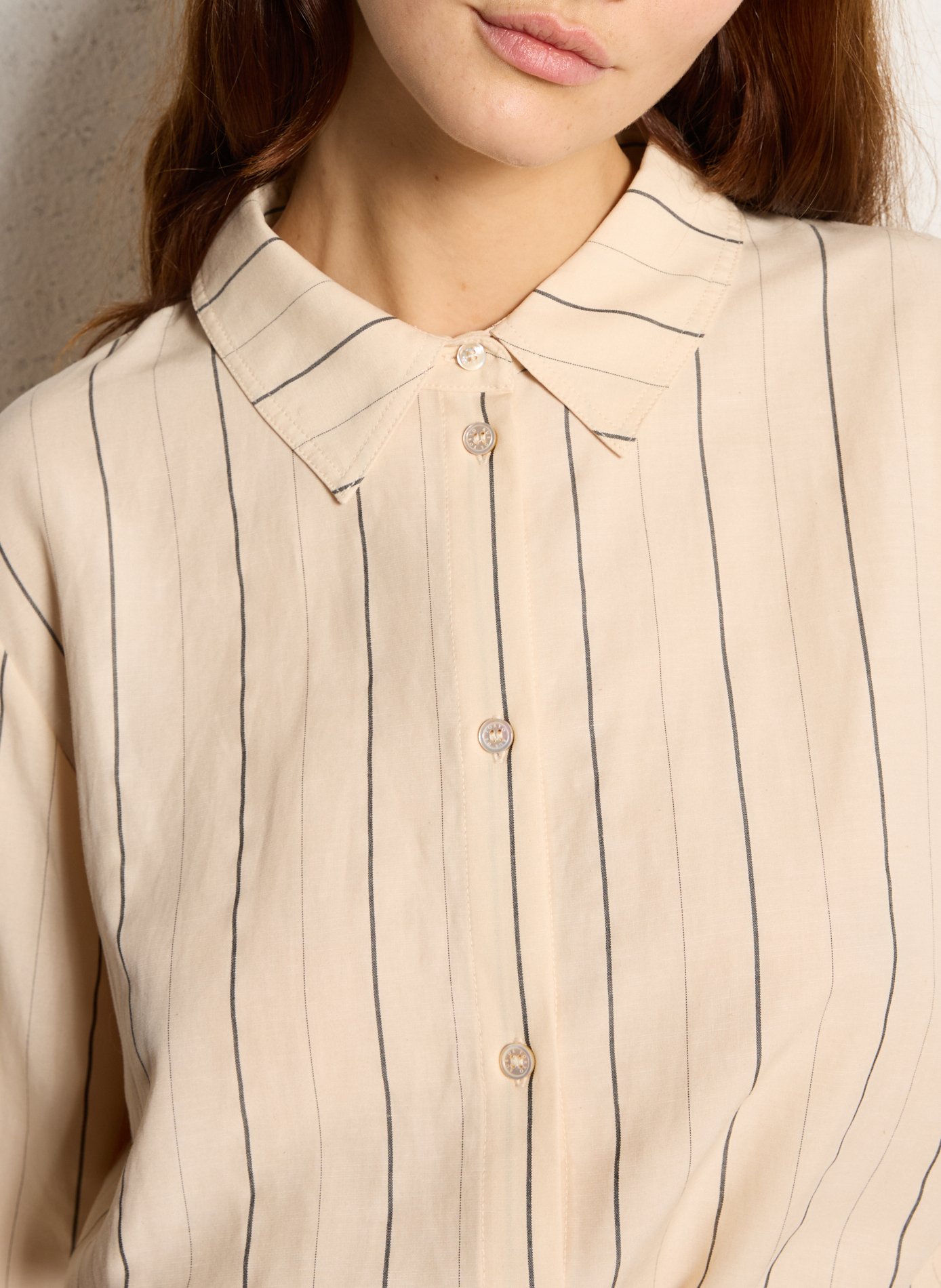 Striped shirt with classic collar RUE DE TOKYO Multicolored