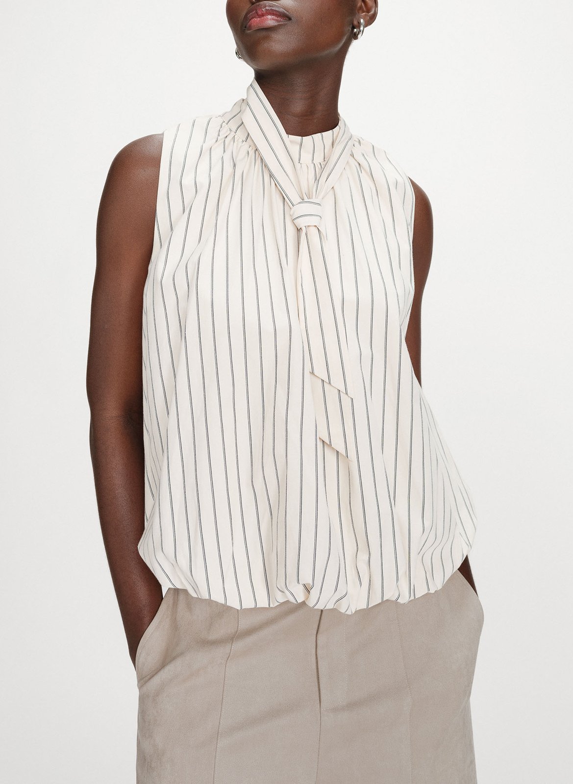 Top à rayures GRACE ET MILA Jaune