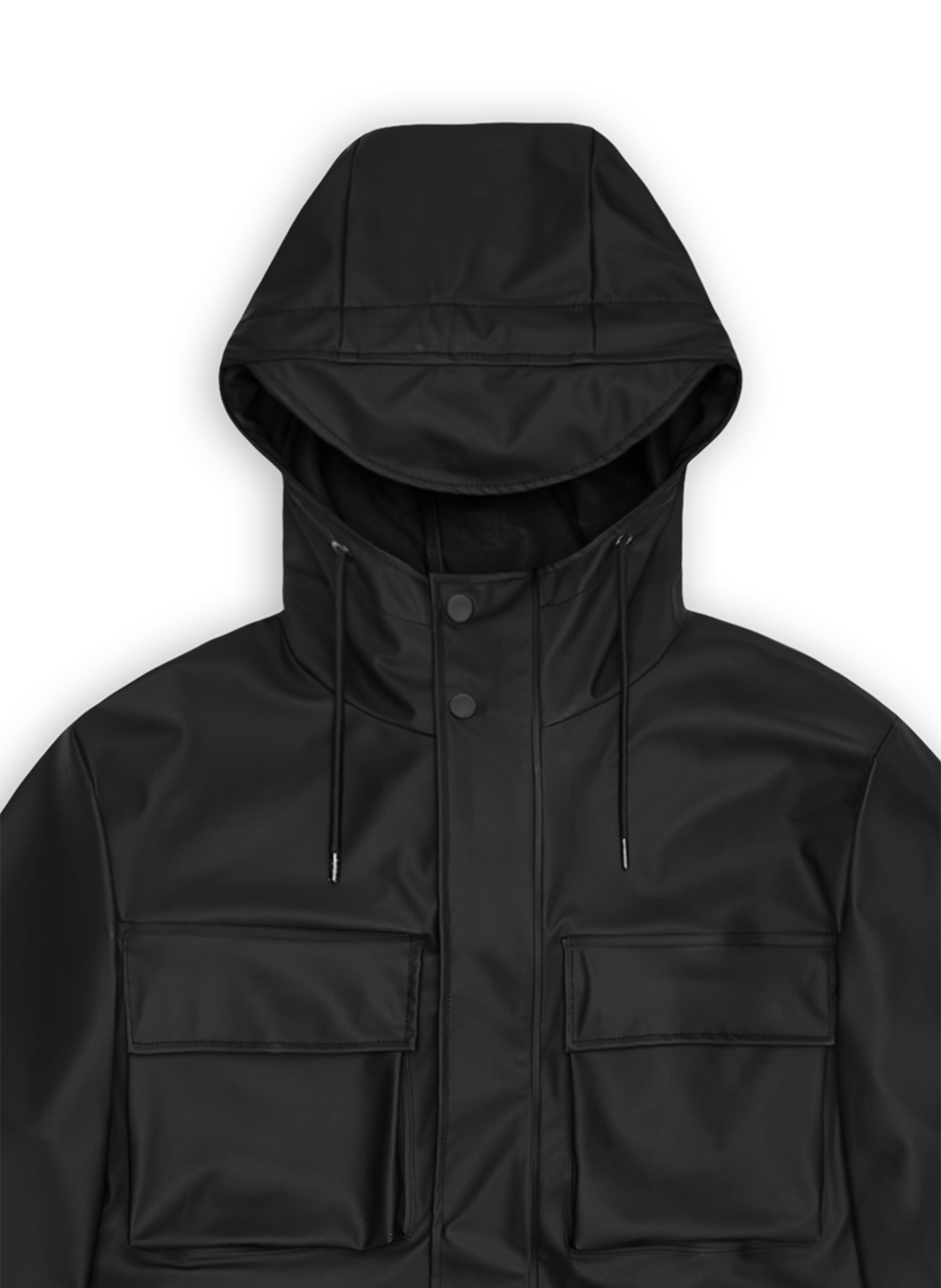 Kapuzenparka, Baumwolle RAINS Schwarz