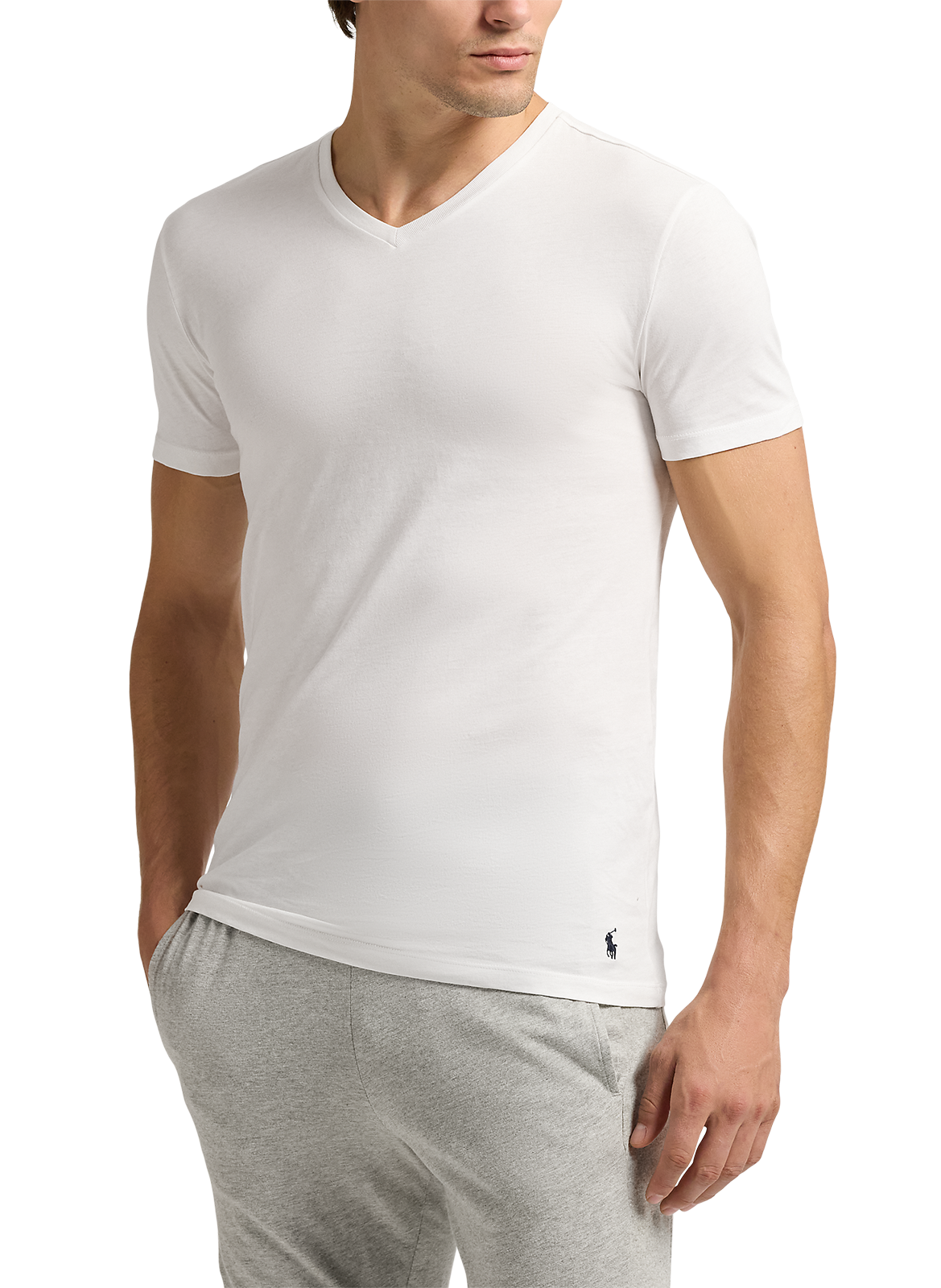 Lot de 3 tee-shirts en coton  POLO RALPH LAUREN Blanc