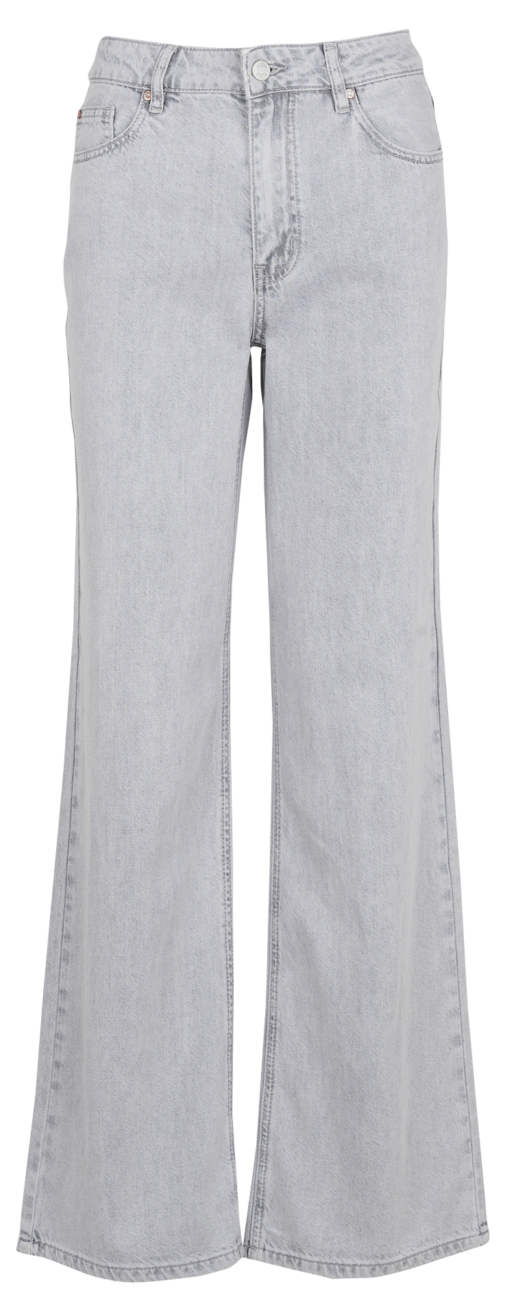 - Straight Cut Jeans
- 5 Taschen
- Gerader Schnitt
- Stone-Washed-Optik MKT Grau