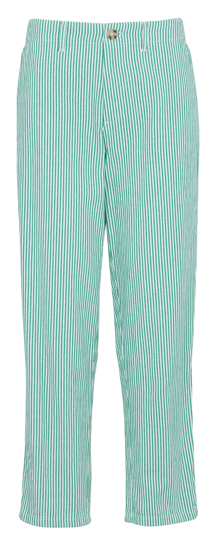 High-waisted straight striped pants LEON & HARPER