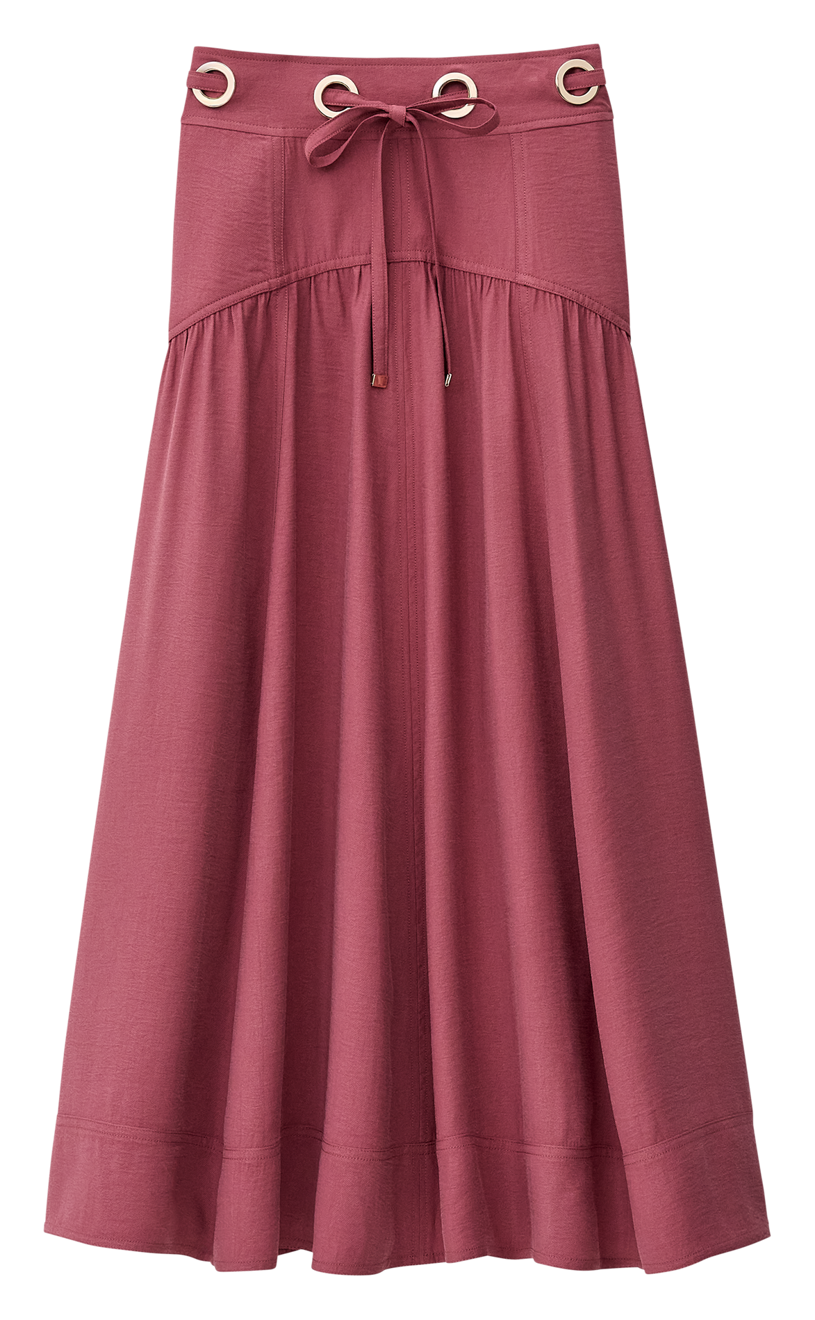 Halflange rok BA&SH Roze