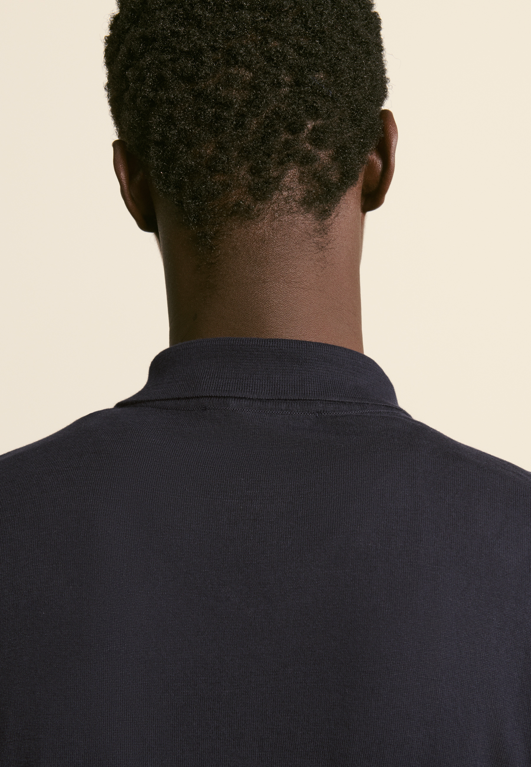 Chemise manches courtes en coton MAISON MONTAGUT Bleu