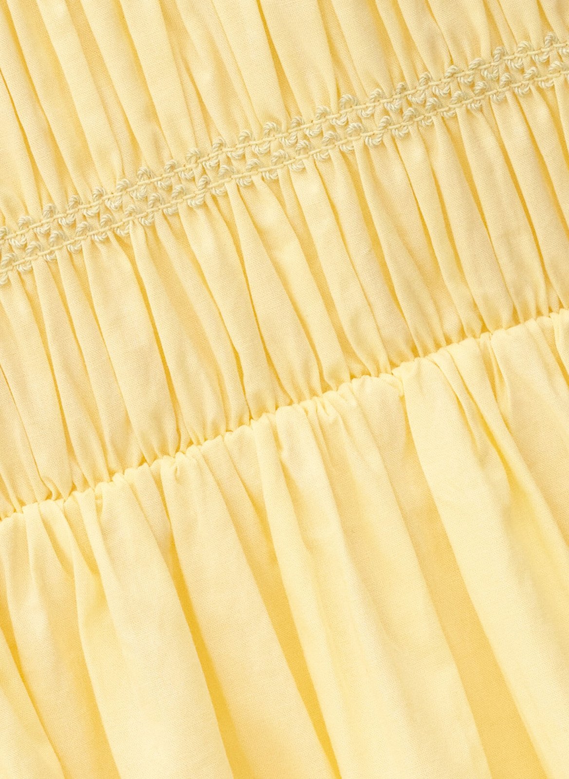 Robe longue col rond en coton BA&SH Jaune