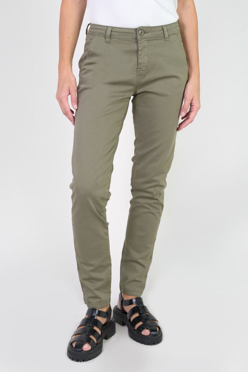 Chino pants LE TEMPS DES CERISES Khaki