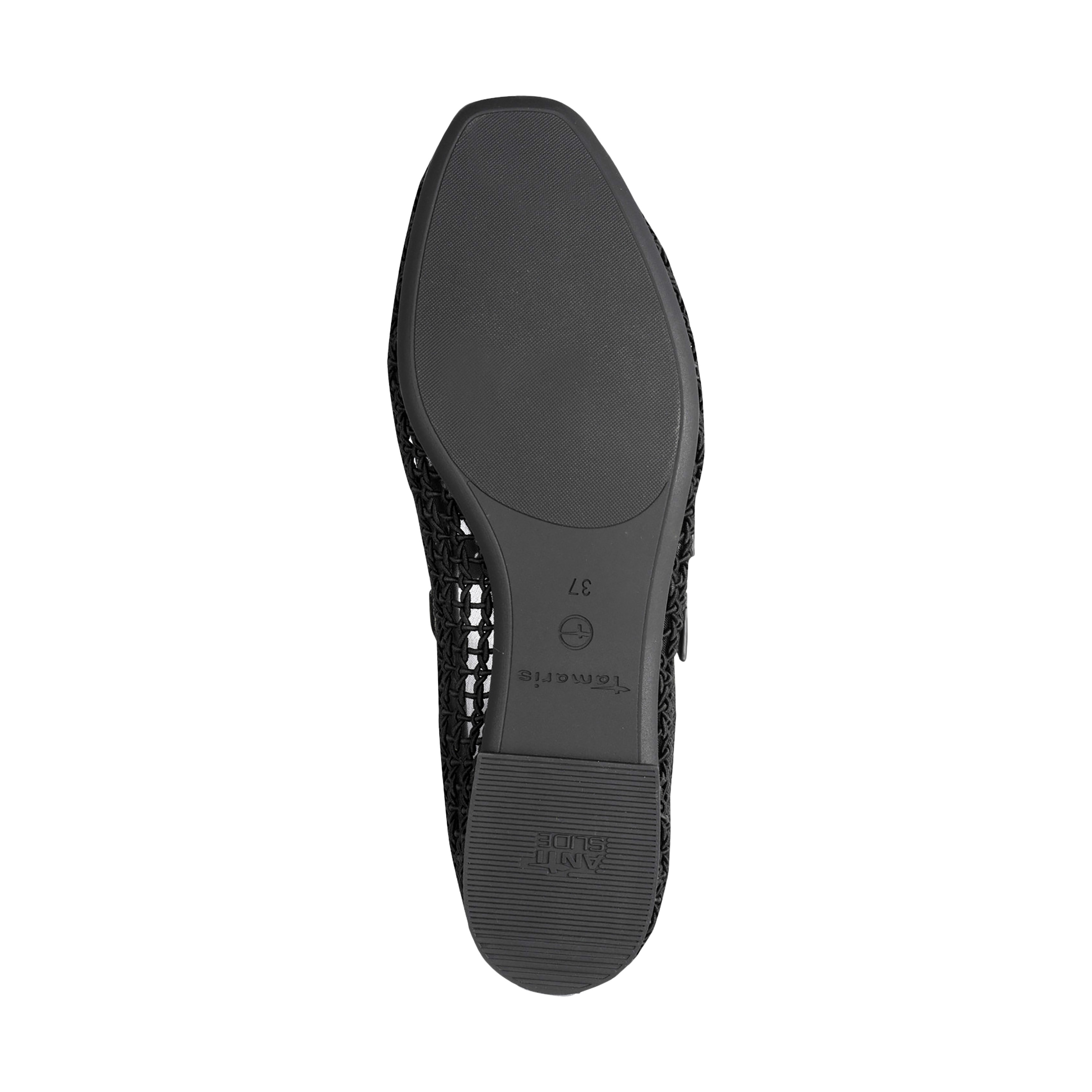 Slip-on ballet flats TAMARIS Black