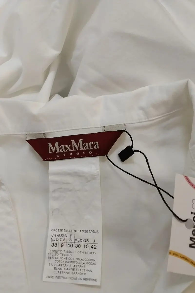 Robe MAX MARA - Seconde Main Blanc