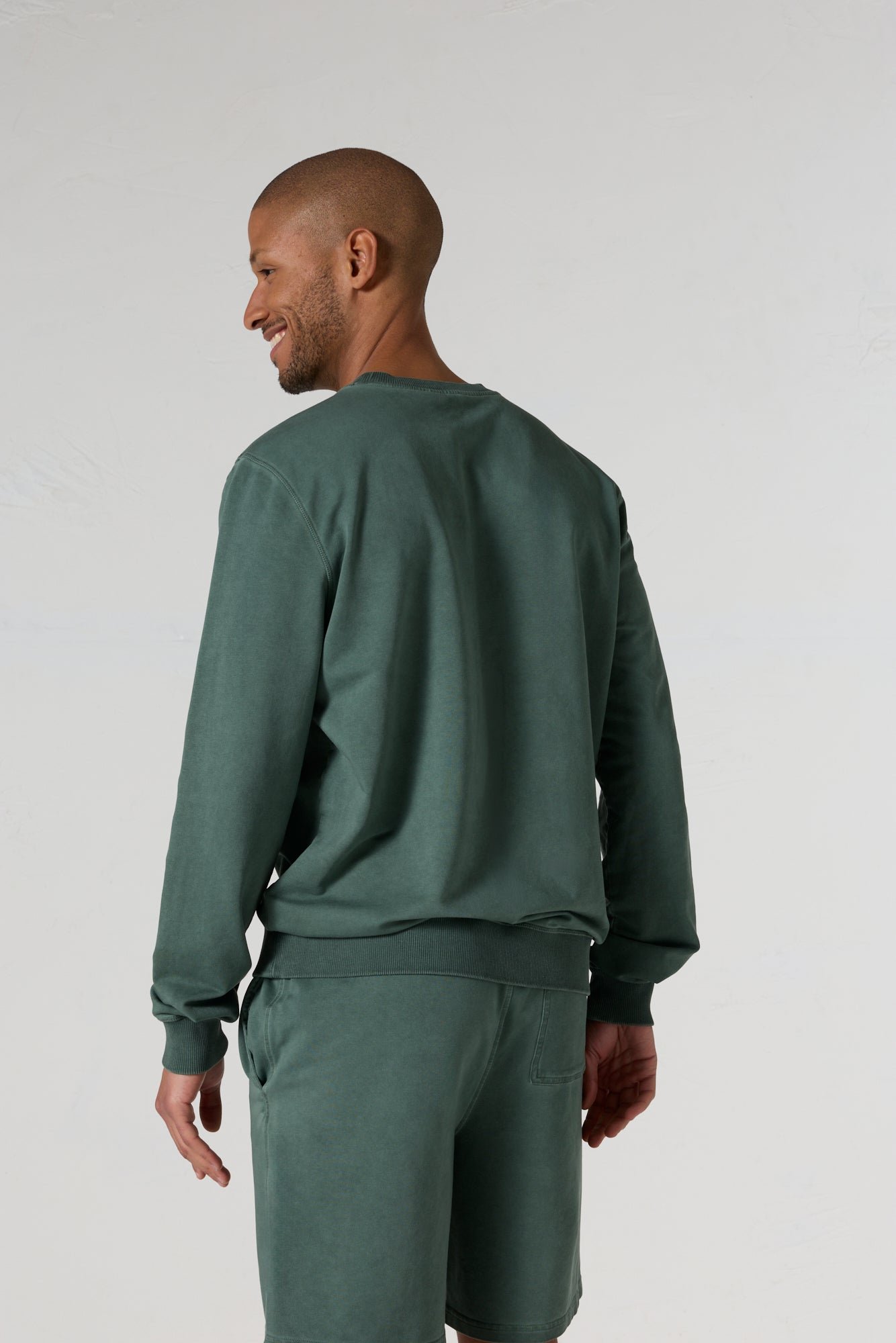 Round neck sweatshirt JOTT Green