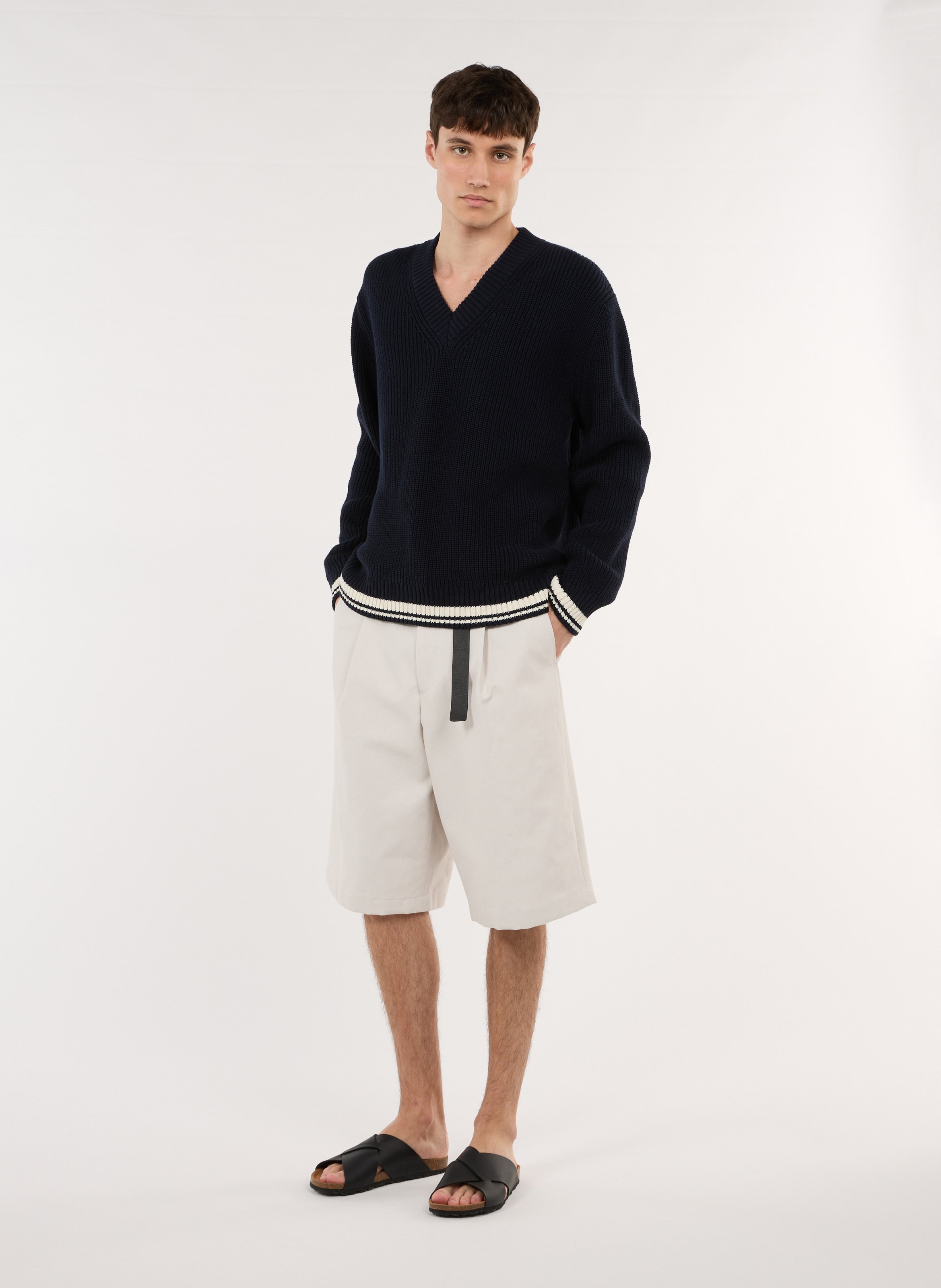 Baumwollpullover SAISON 1865 Blau