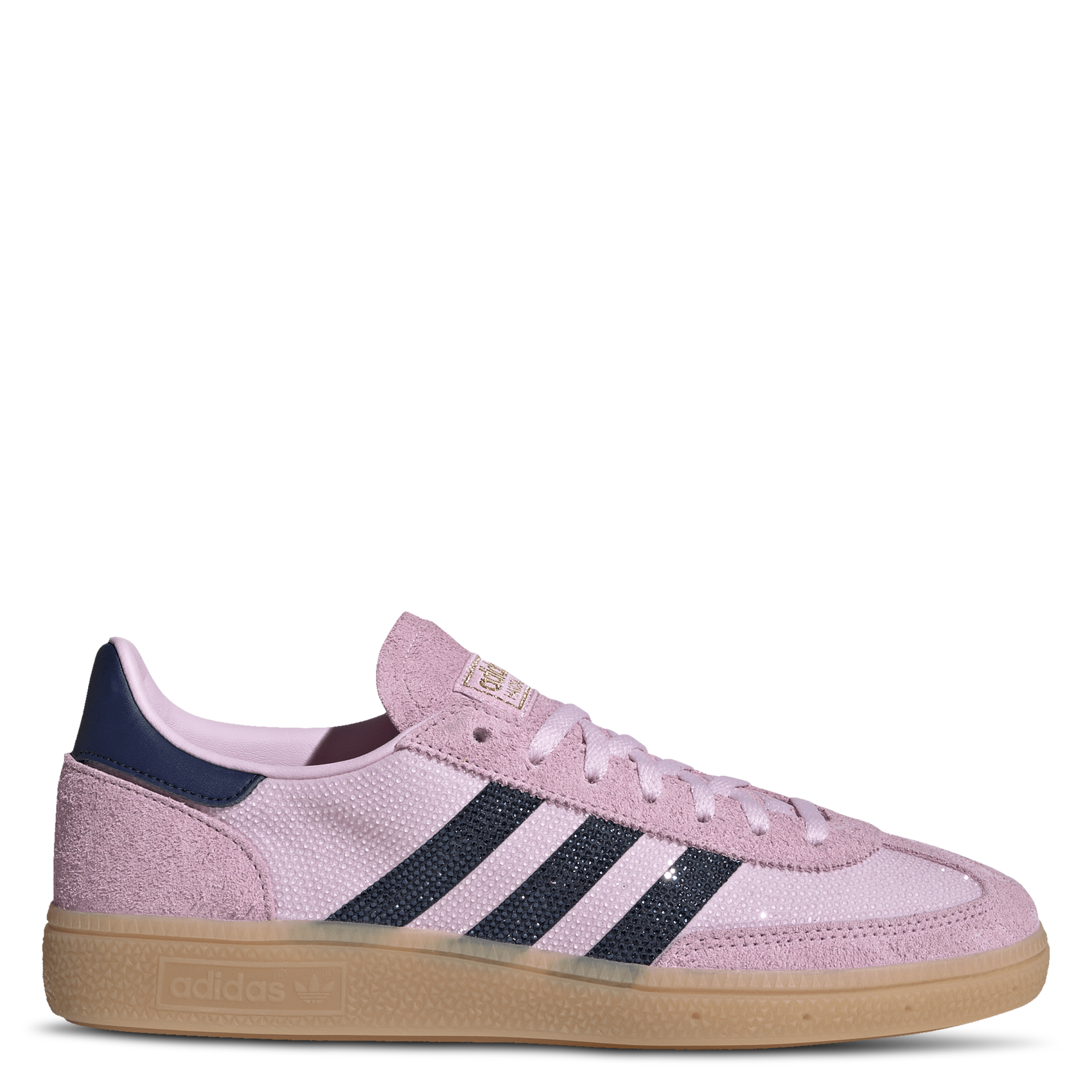 Low-top lace-up rhinestone sneakers ADIDAS Pink