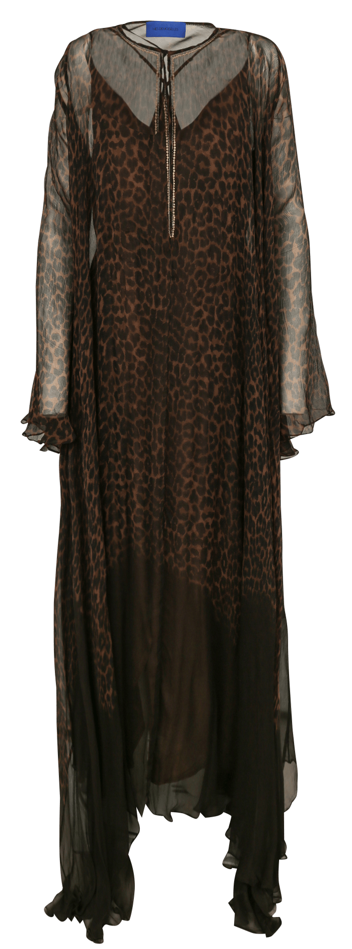 Lange jurk met print MES DEMOISELLES Veelkleurig